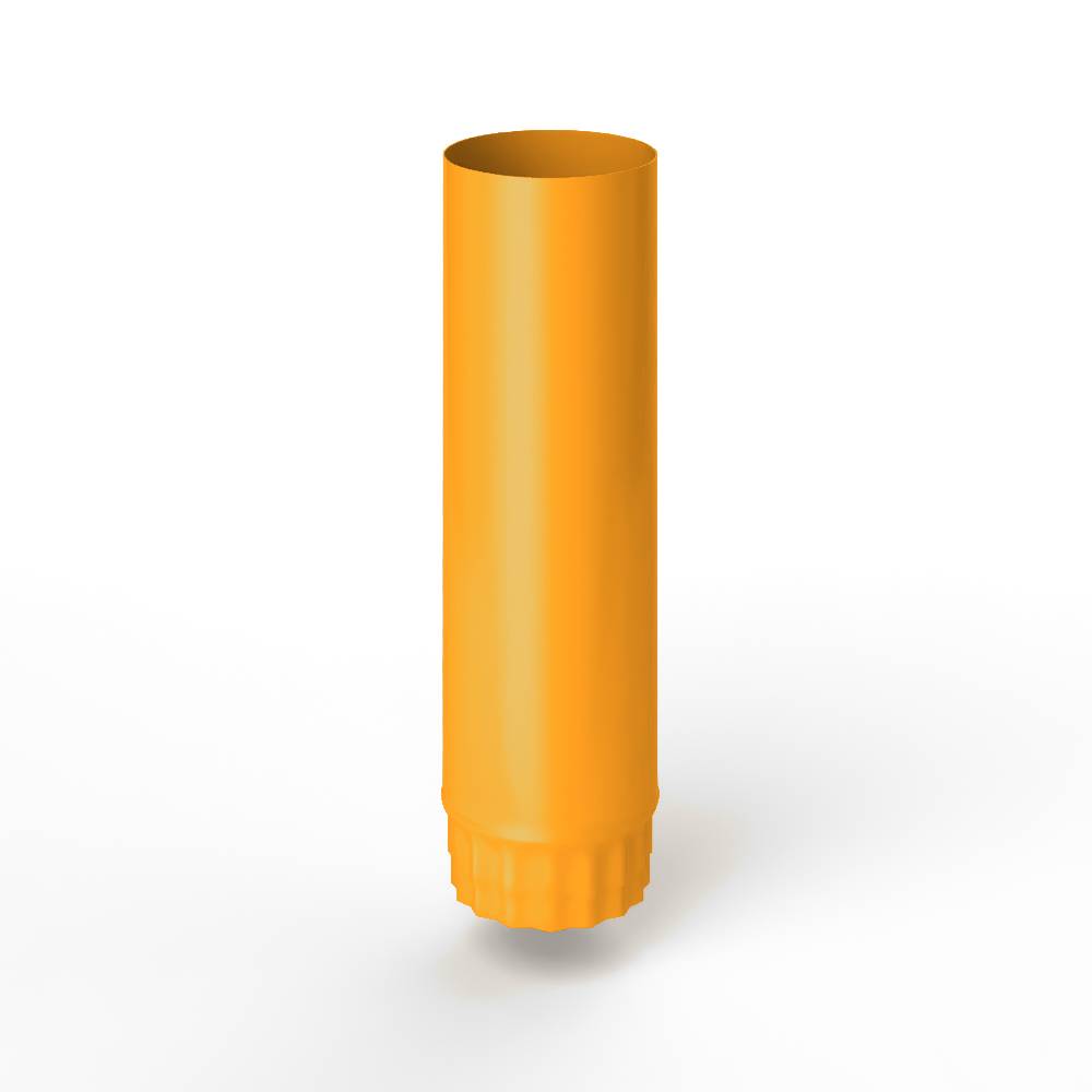 Труба водосточная оцинкованная порошок ф130х1250мм RAL 2007