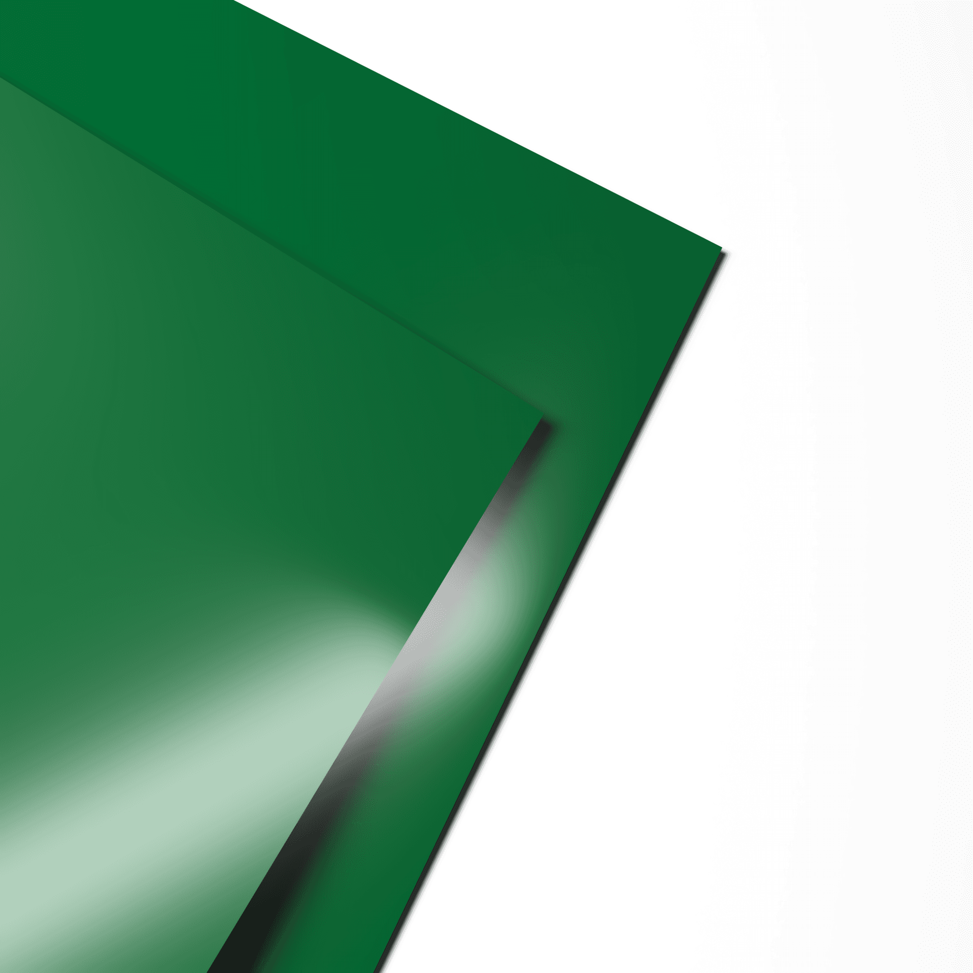 Лист оцинкованный 0,35х1250мм (RAL 6029) с полимерным покрытием (Полиэстер)