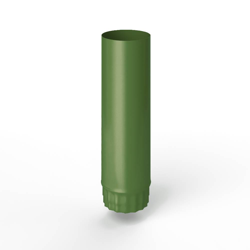 Труба водосточная оцинкованная порошок ф200х1250мм RAL 6025