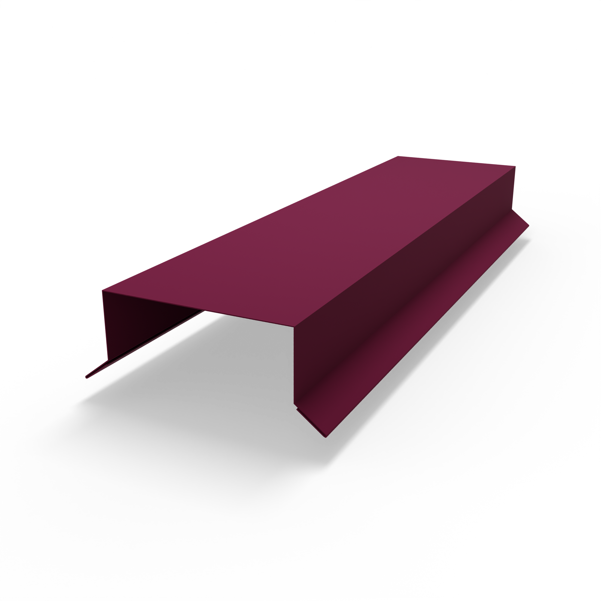 Парапет плоский RAL 4004 полиэстер 0,45