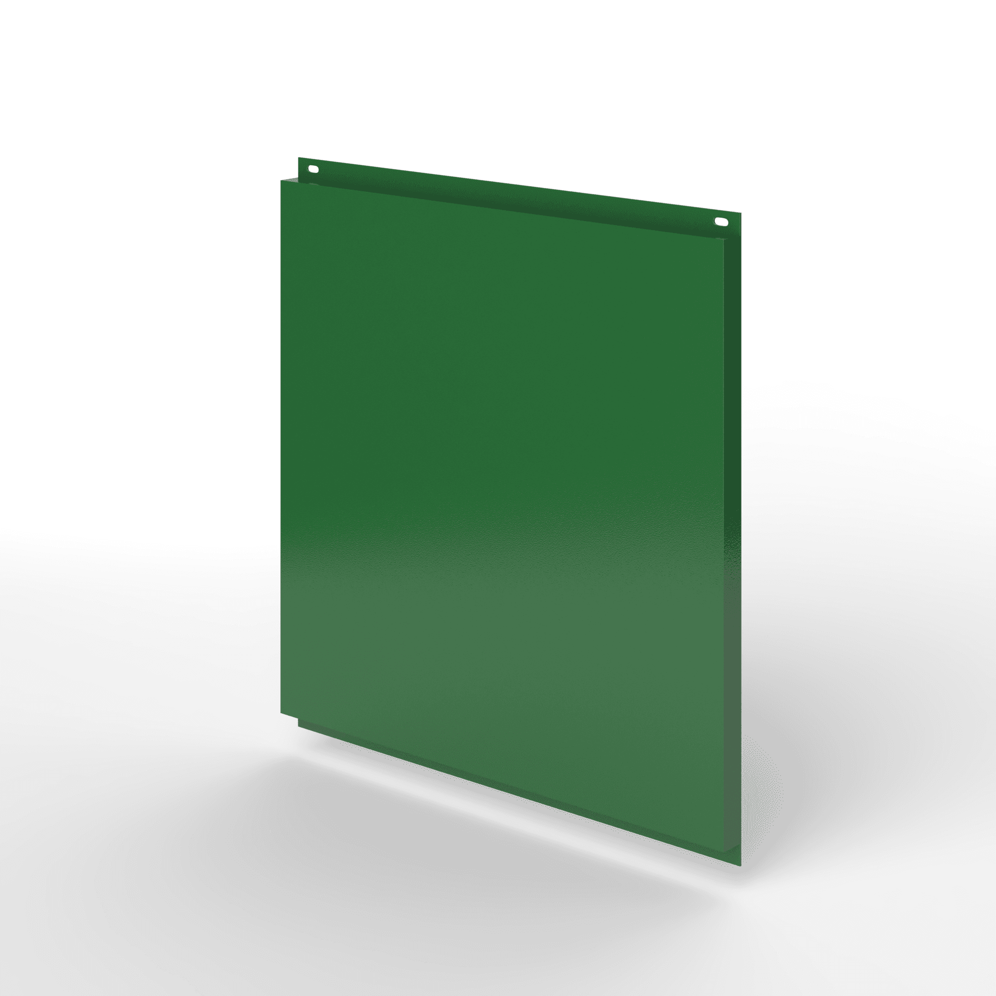 Фасадная металлокассета открытого типа оцинкованная с порошковым покрытием 1мм RAL 6002