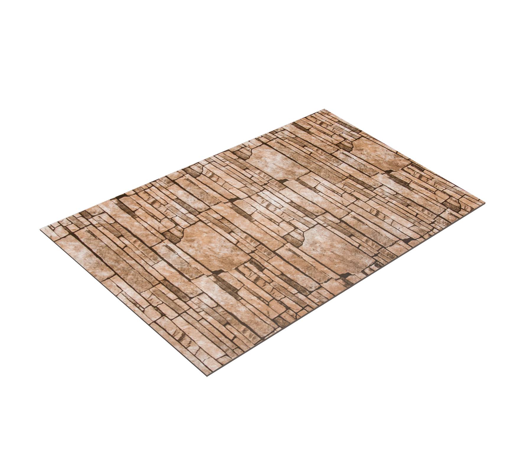 Лист оцинкованный с полимерным покрытием полиэстер Print Twincolor 0,45x1250мм Sand Stone Песочный камень