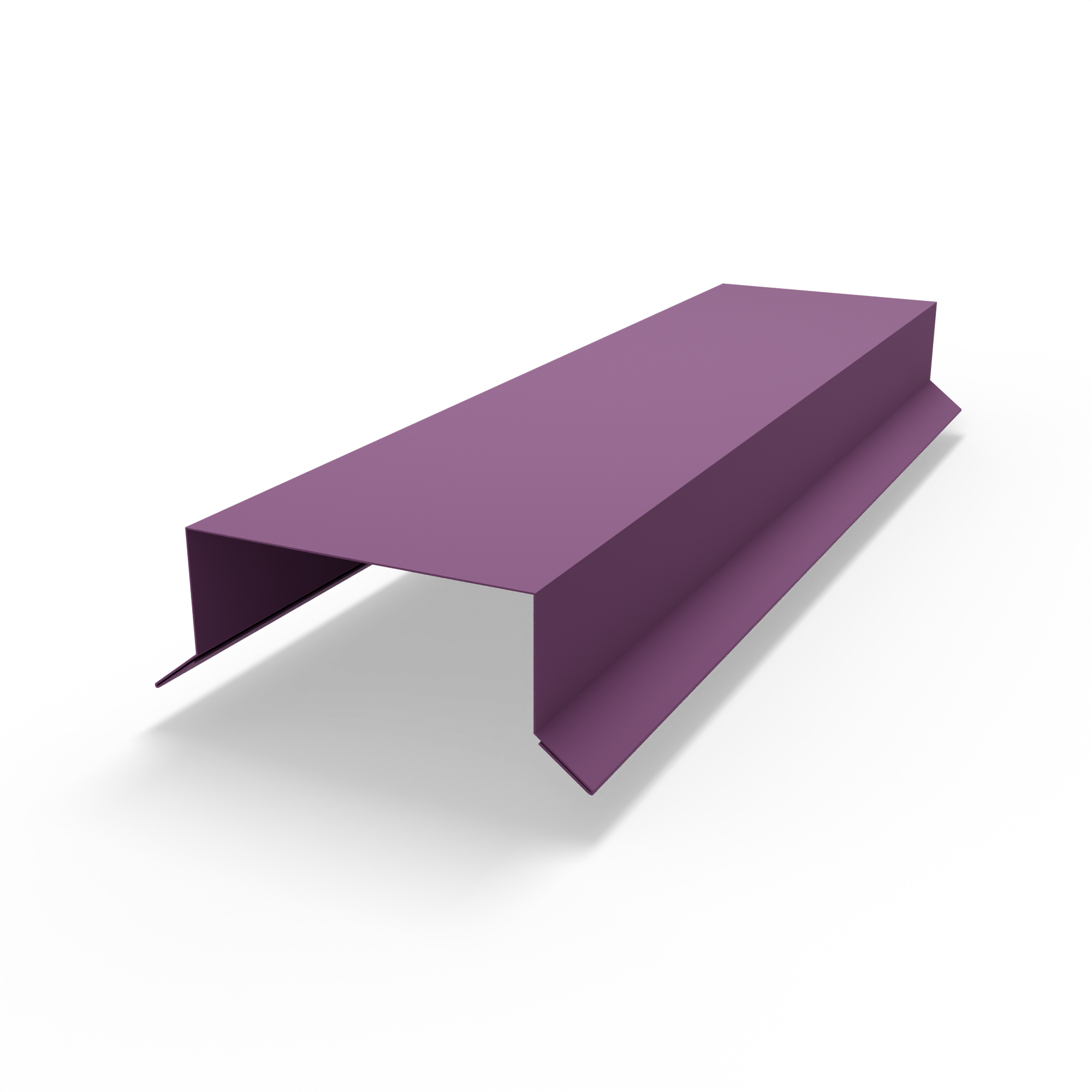 Парапет плоский RAL 4001 полиэстер 1,2 мм