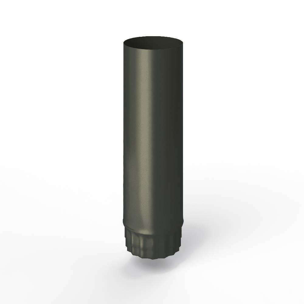 Труба водосточная оцинкованная порошок ф106х1250мм RAL 6015