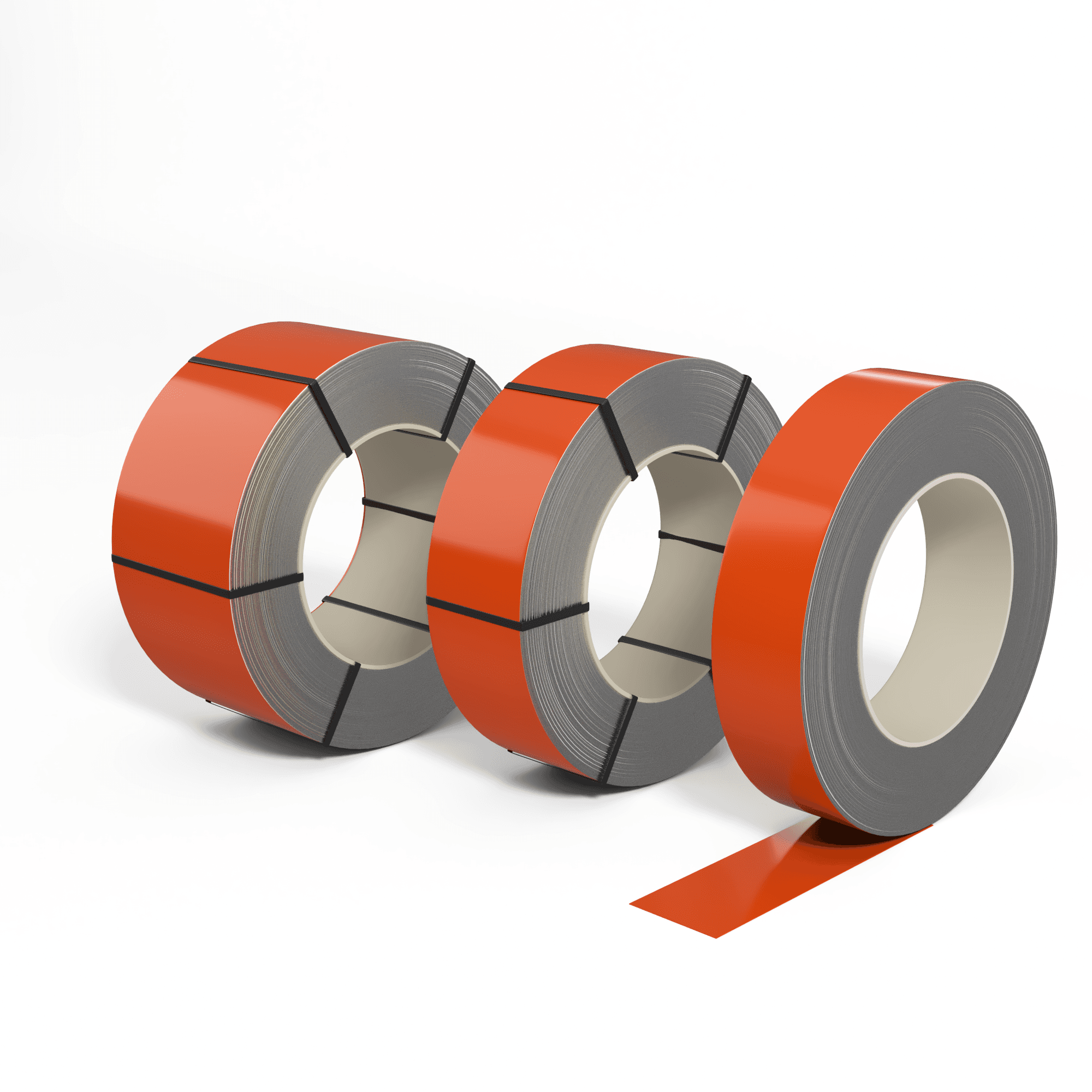 Лента оцинкованная (Штрипс) 0,8 мм (RAL 2004) с полимерным покрытием