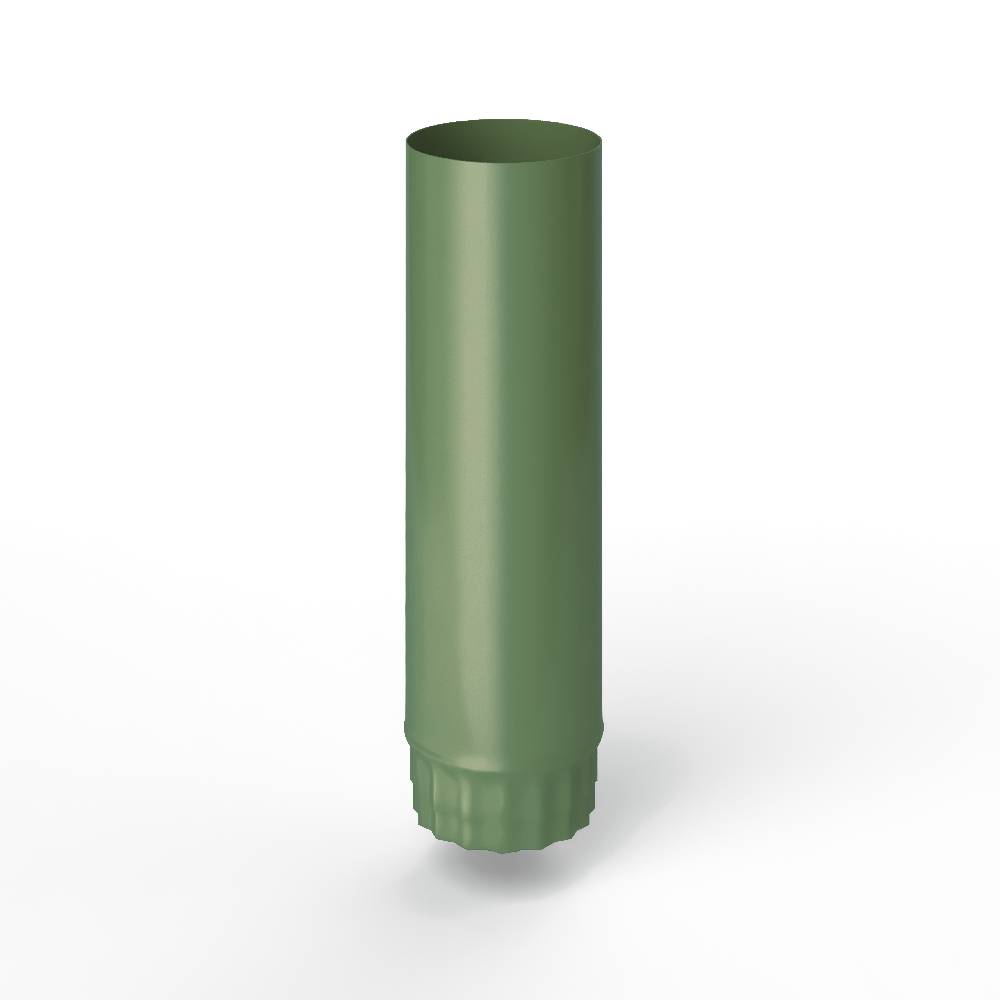 Труба водосточная оцинкованная порошок ф125х1250мм RAL 6011