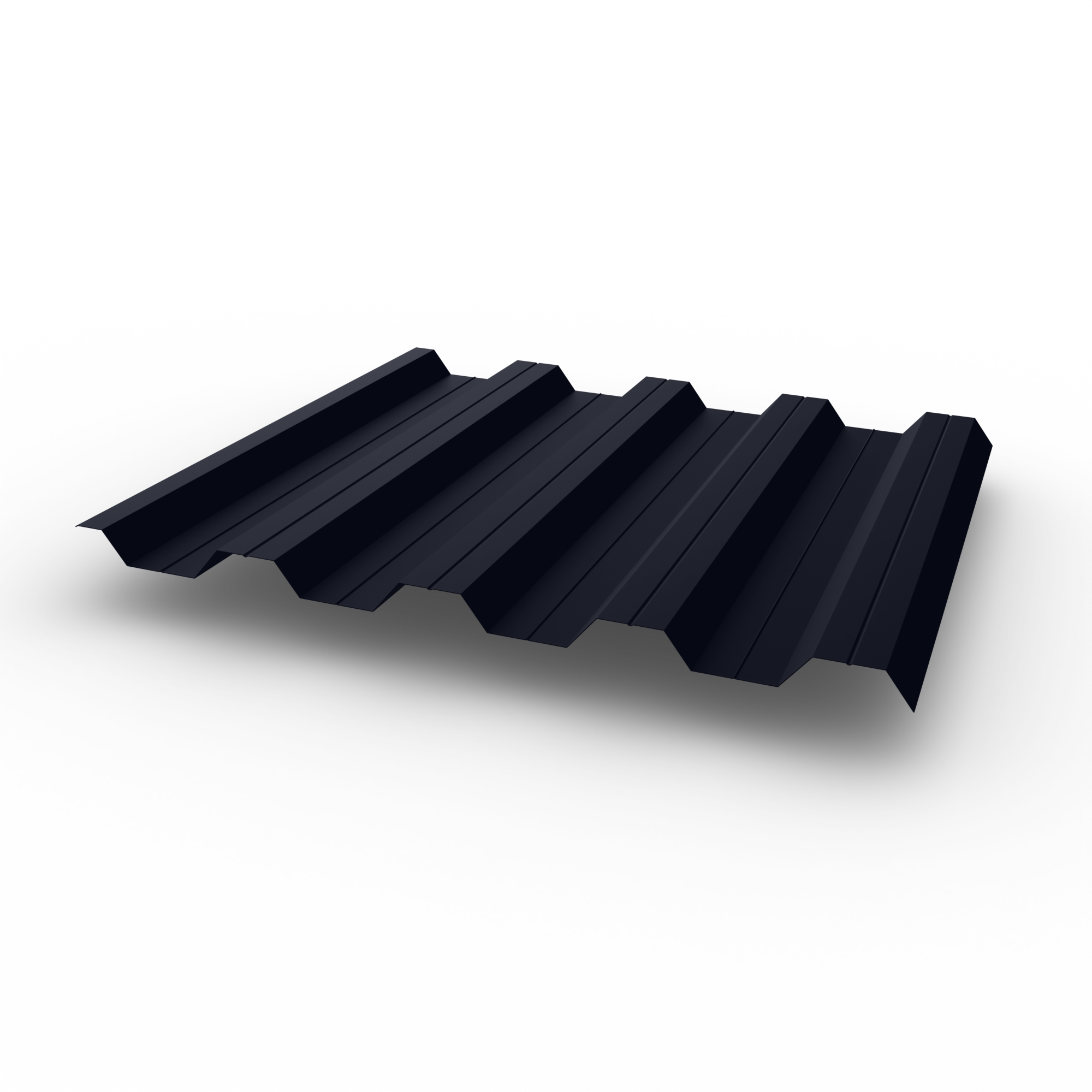 Профнастил НС44 (RAL 5004) 0,6х1047мм оцинкованный, с полимерным покрытием (Полиэстер)