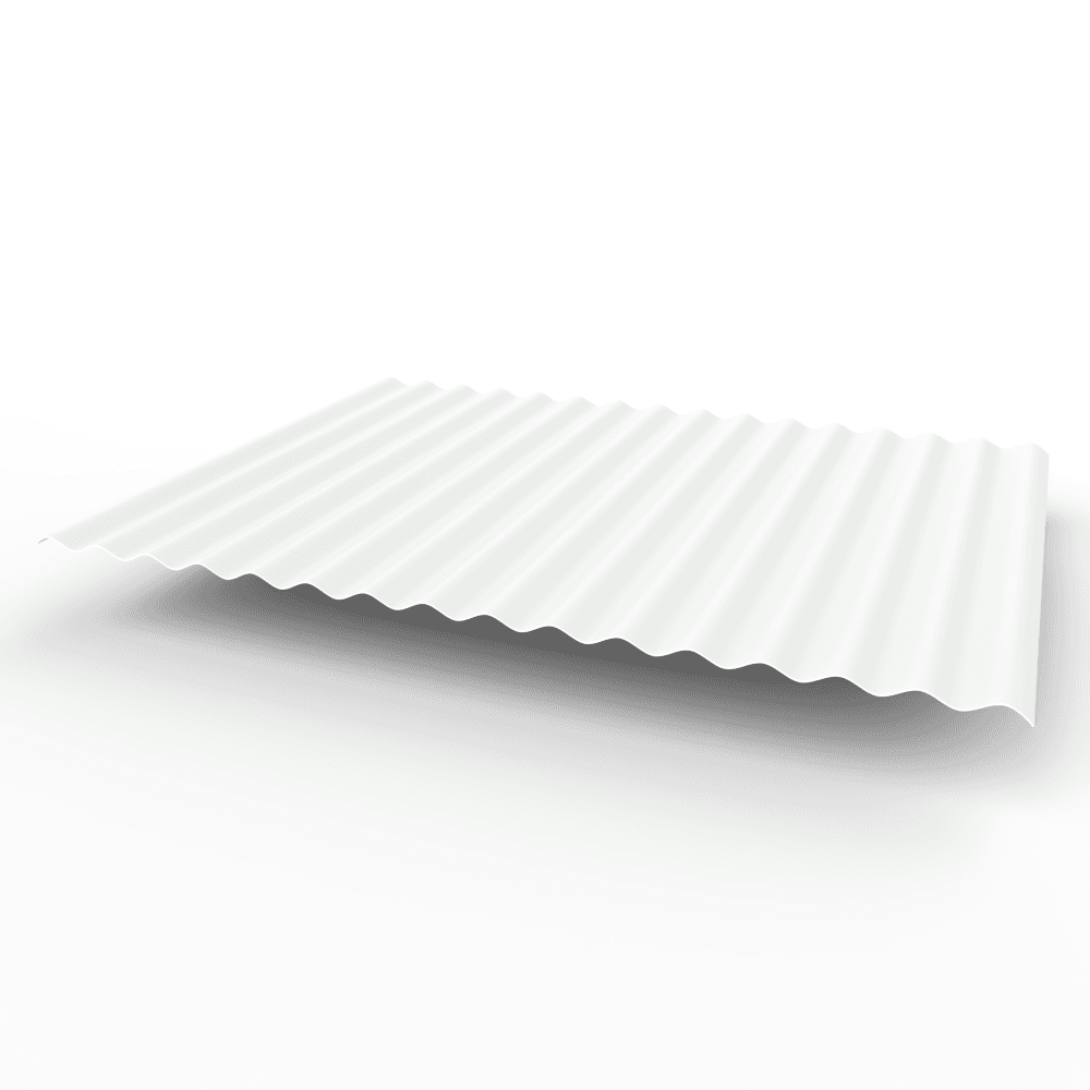 Профнастил С15 (RAL 9003) полиэстер 0,7х1180мм