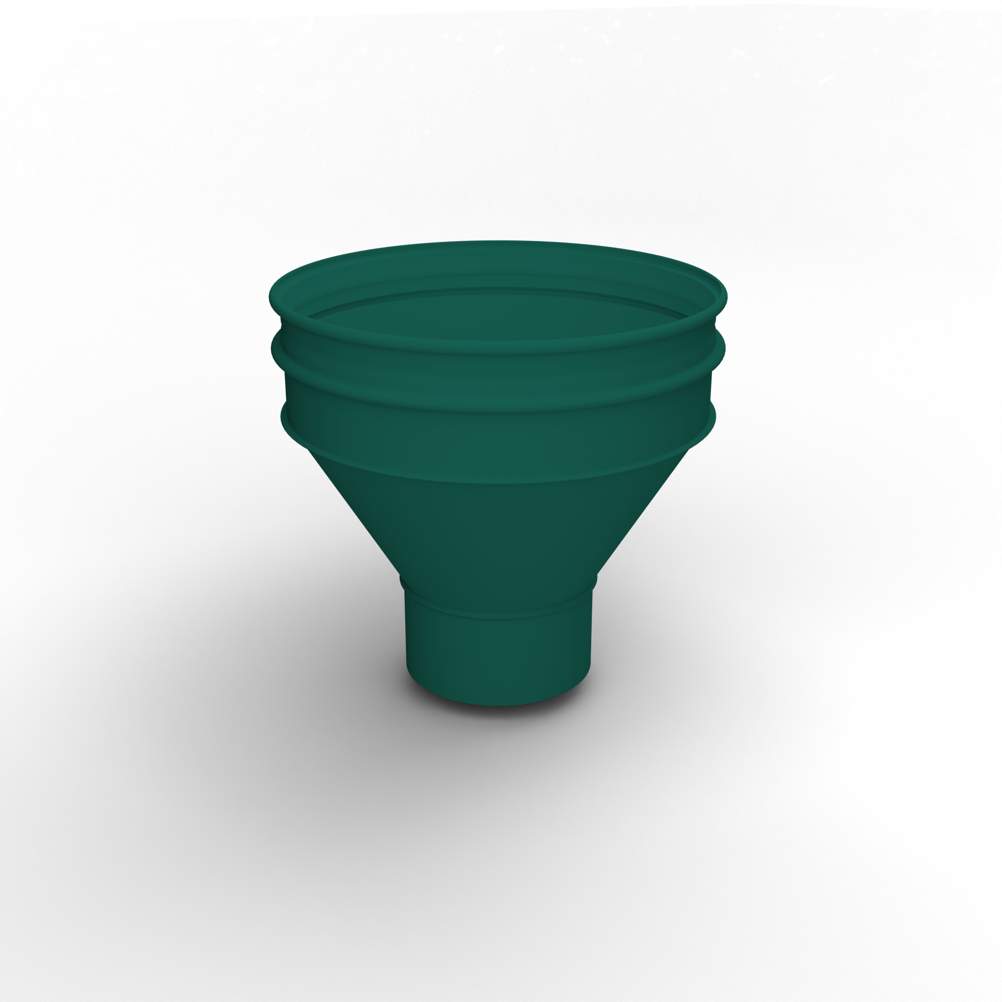 Воронка водосточная ф220х350мм (RAL 6036) водосборная, c порошковым покрытием