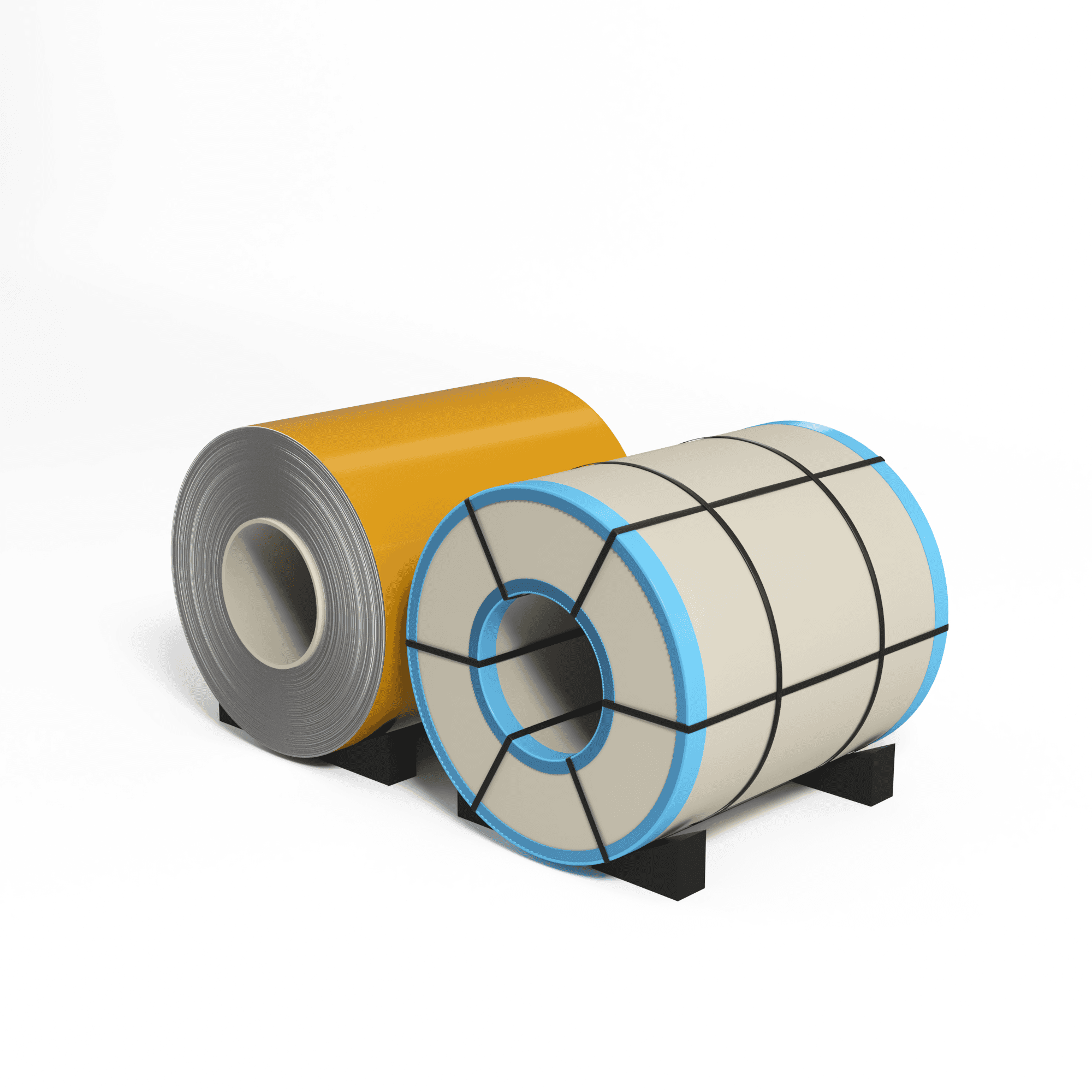 Рулон оцинкованный 0,65х1250мм (RAL 1006) с полимерным покрытием (полиэстер)