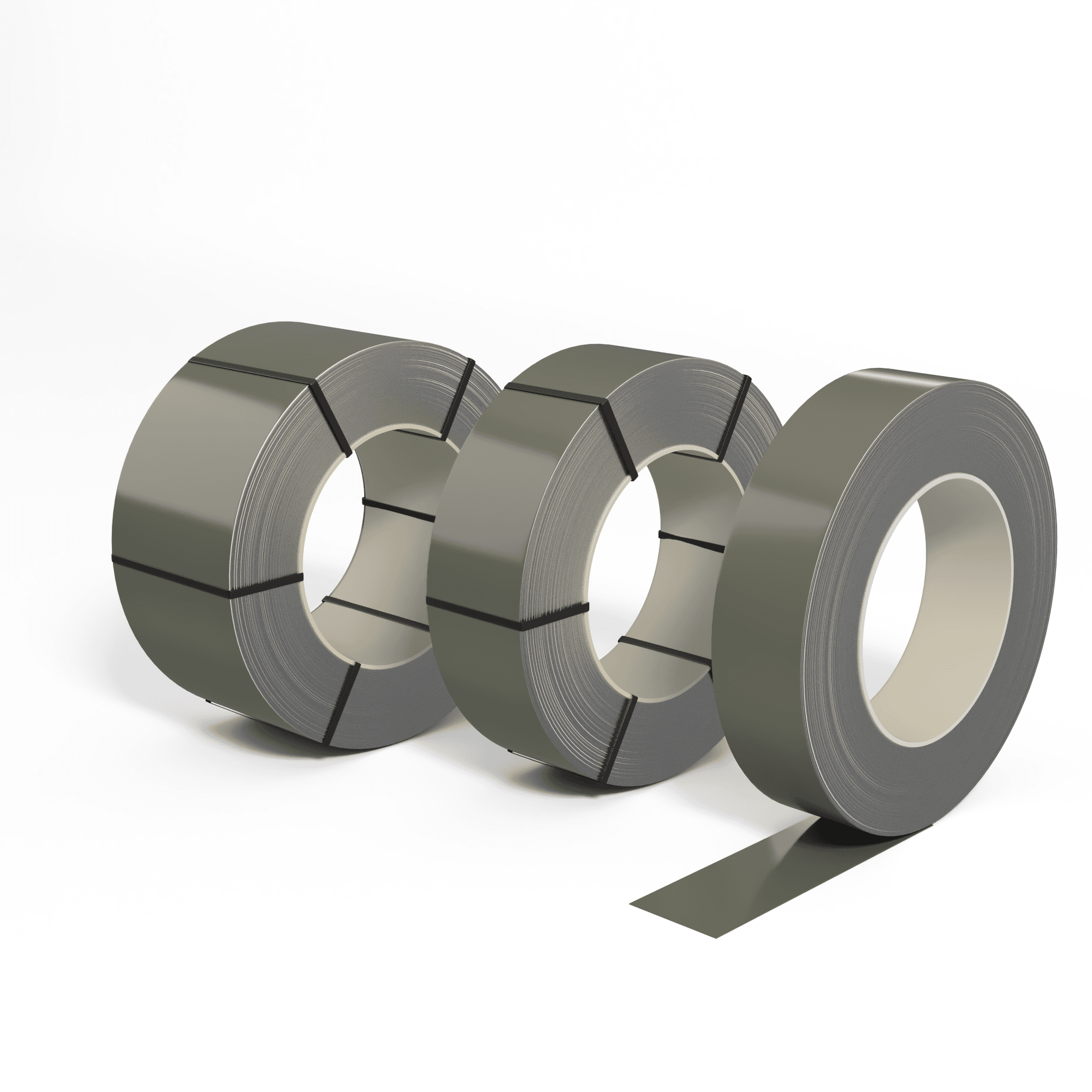 Лента оцинкованная (Штрипс) 0,8 мм (RAL 7003) с полимерным покрытием