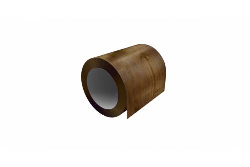 Лента оцинкованная с полимерным покрытием полиэстер Print Twincolor 0,45мм RAL Antique Wood Античное дерево