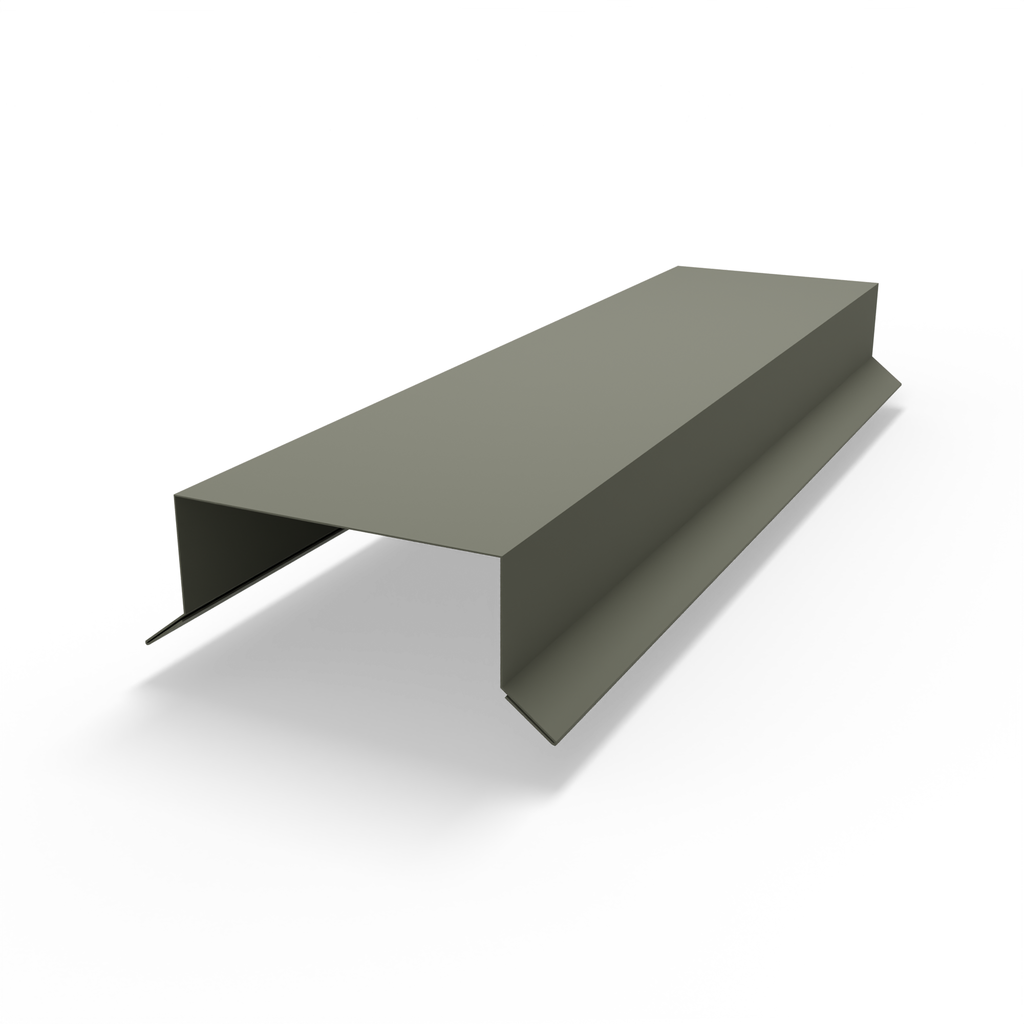 Парапет плоский RAL 7003 полиэстер 1,2 мм