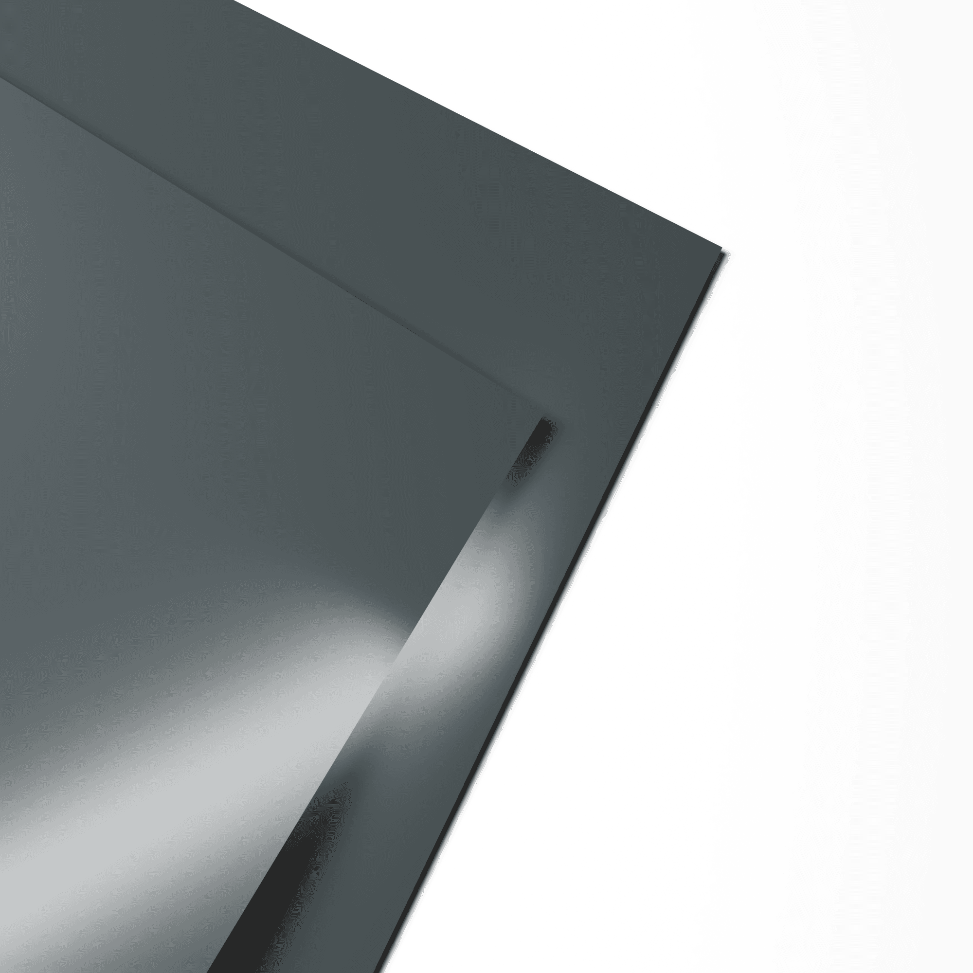 Лист оцинкованный 0,3х1250мм (RAL 7012) с полимерным покрытием (Полиэстер)