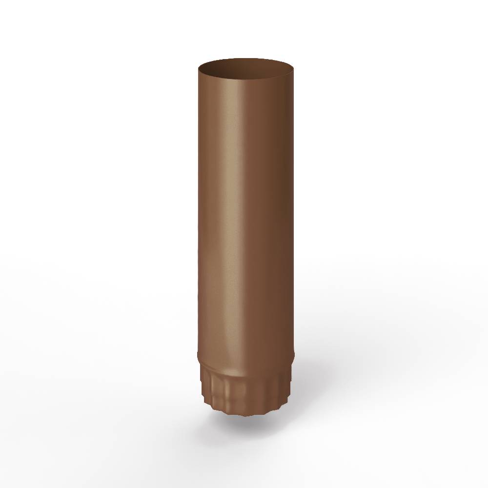 Труба водосточная оцинкованная порошок ф106х1250мм RAL 8024