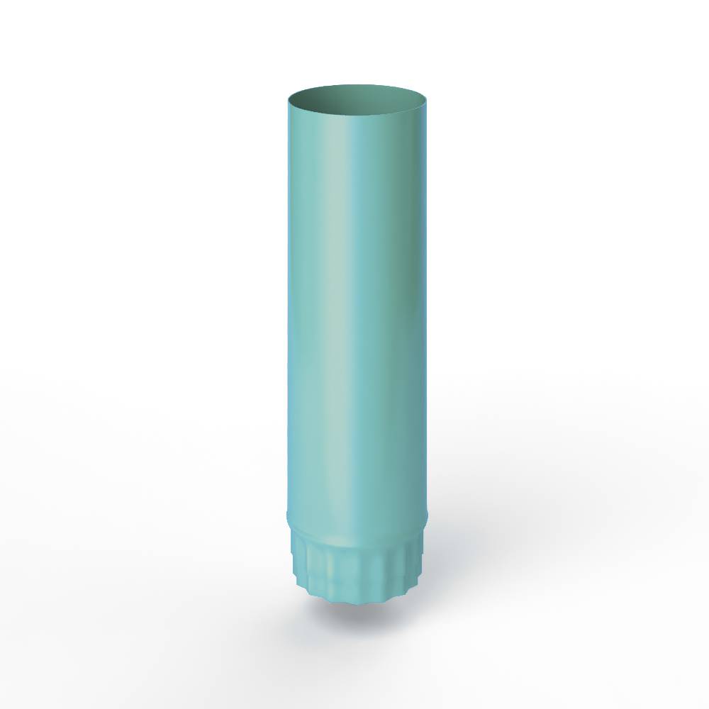 Труба водосточная оцинкованная порошок ф190х1250мм RAL 6027