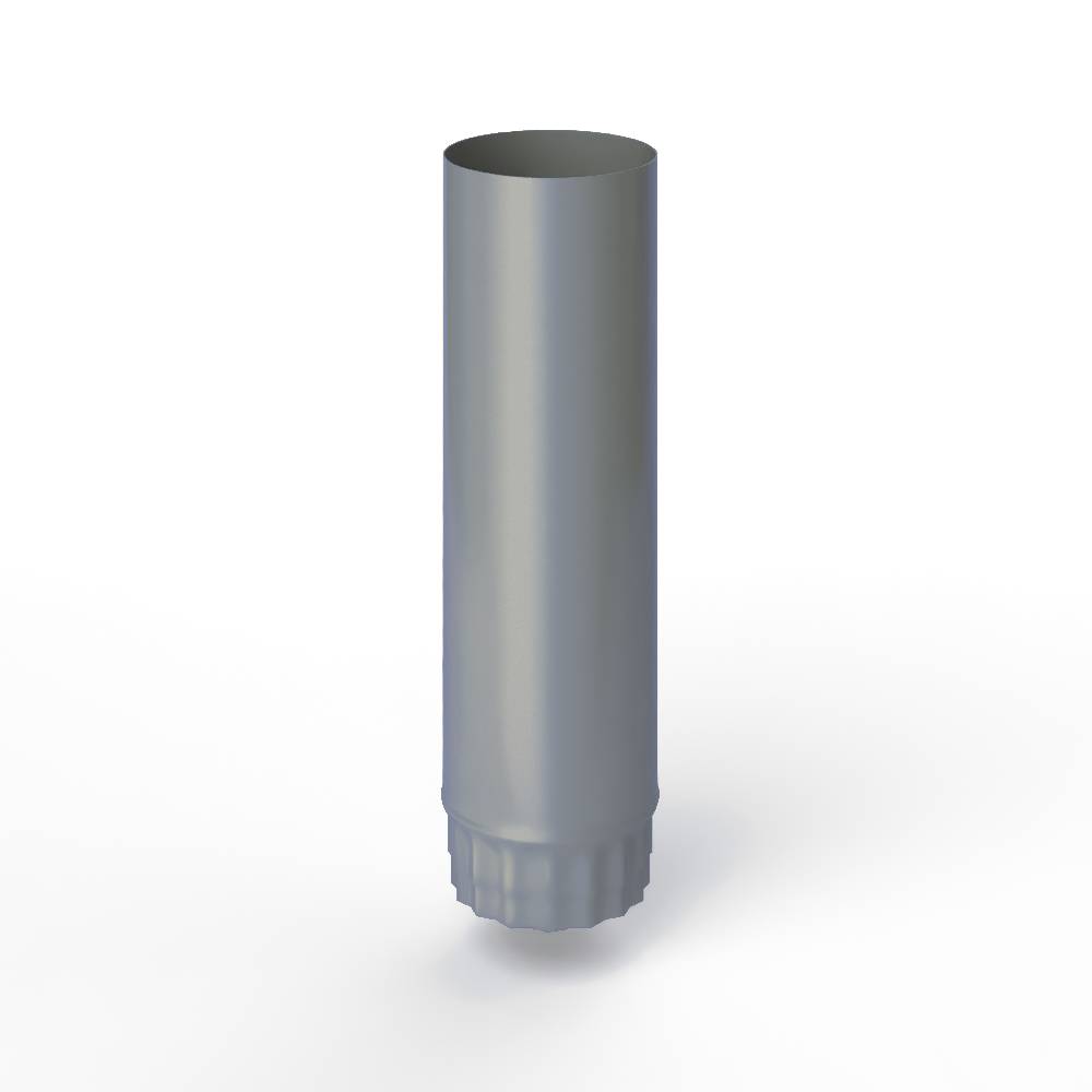 Труба водосточная оцинкованная порошок ф210х1250мм RAL 7046