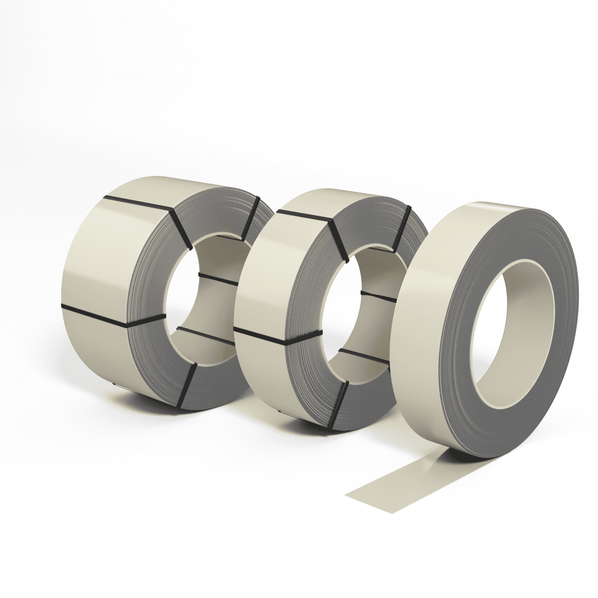 Лента оцинкованная (Штрипс) 0,4 мм (RAL 1013) с полимерным покрытием (полиэстер)