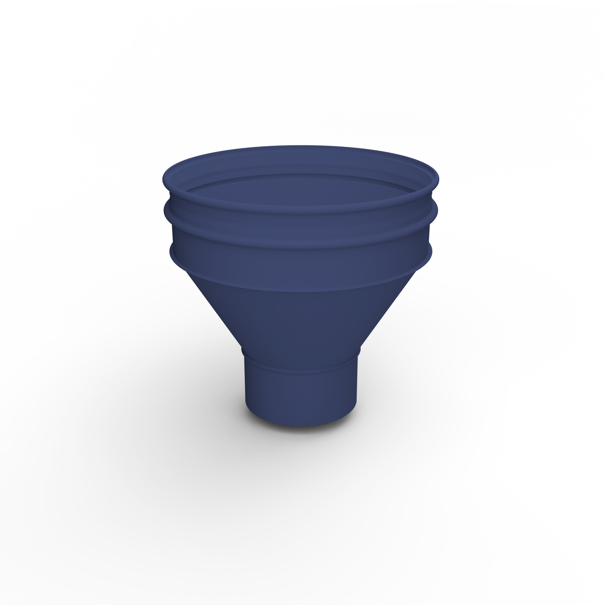 Воронка водосточная ф220х350мм (RAL 5013) водосборная, c порошковым покрытием