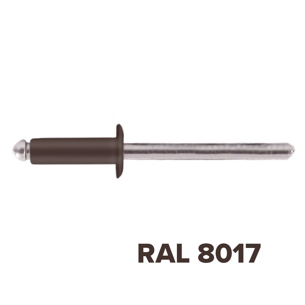 Заклепка 3.2x10 (RAL 8017) A2/A2 вытяжная