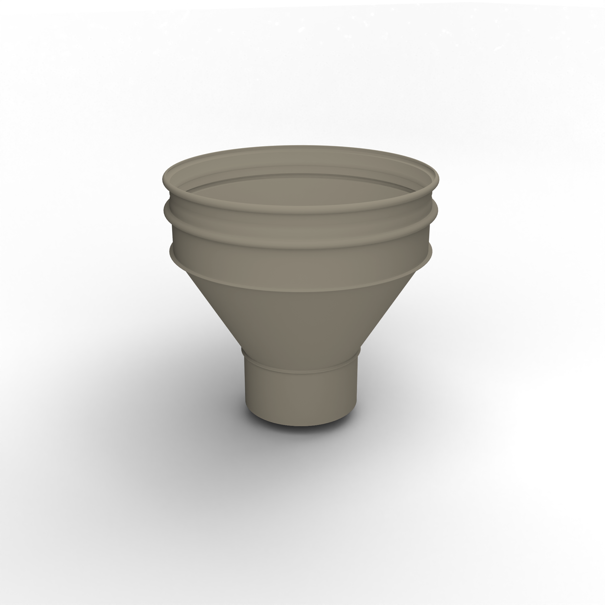 Воронка водосточная ф170х350мм (RAL 1035) водосборная, c порошковым покрытием