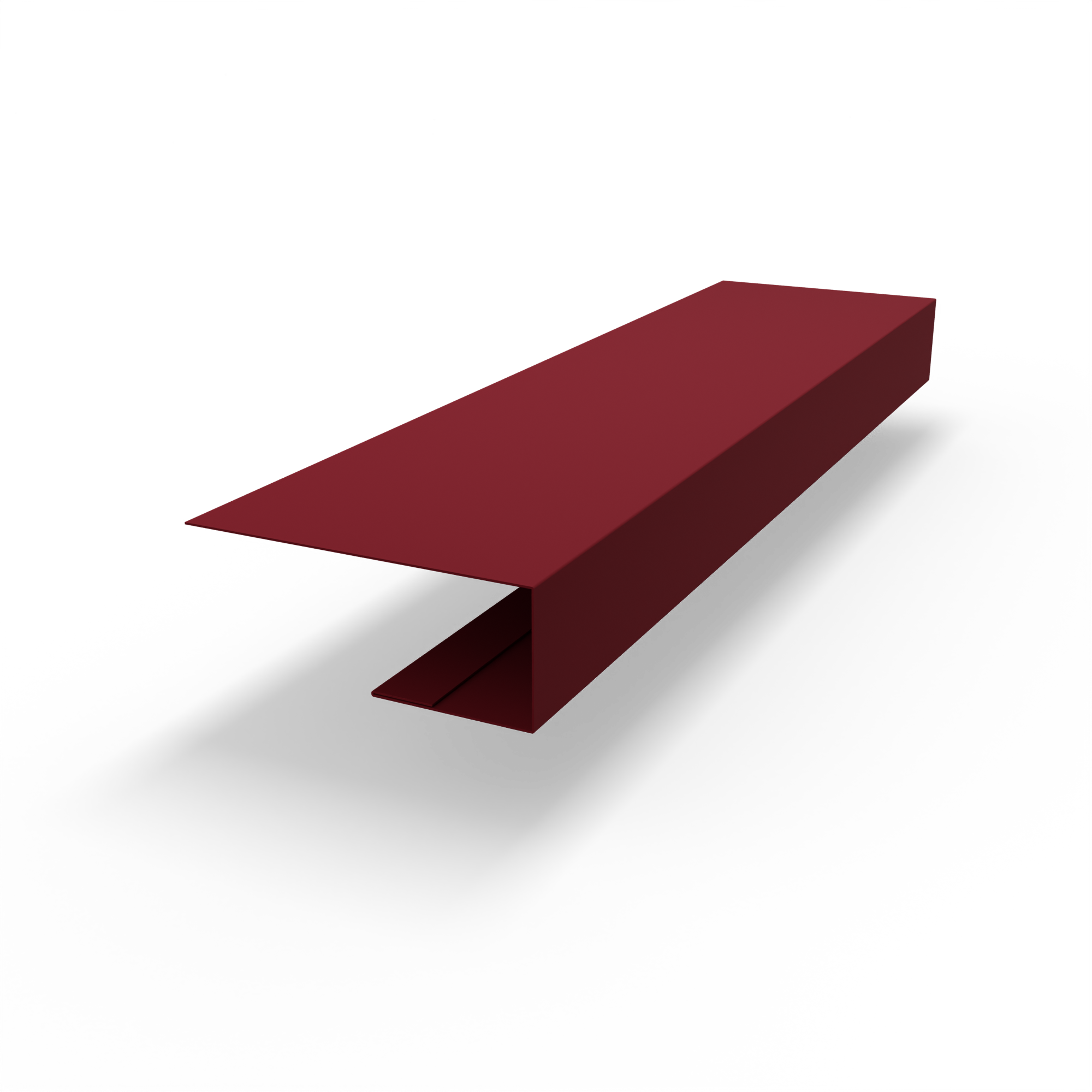 J профиль RAL 3032 оцинкованный c порошковым покрытием 0,45мм