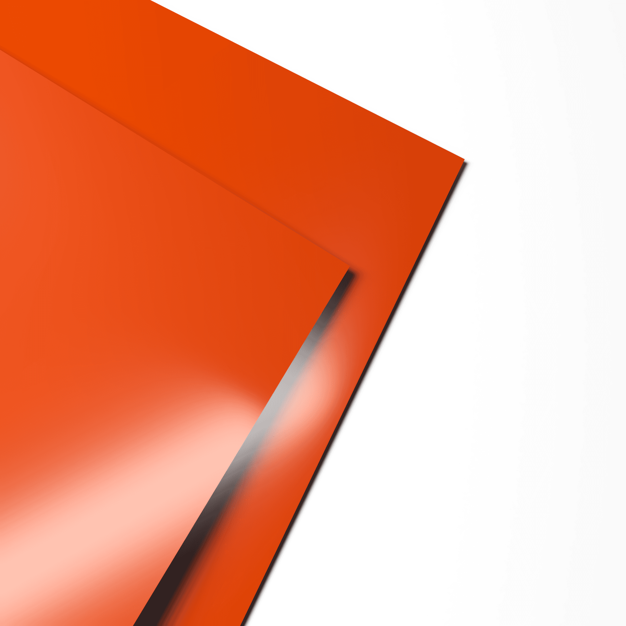 Лист оцинкованный 0,5х1250мм (RAL 2009) с полимерным покрытием (полиэстер)