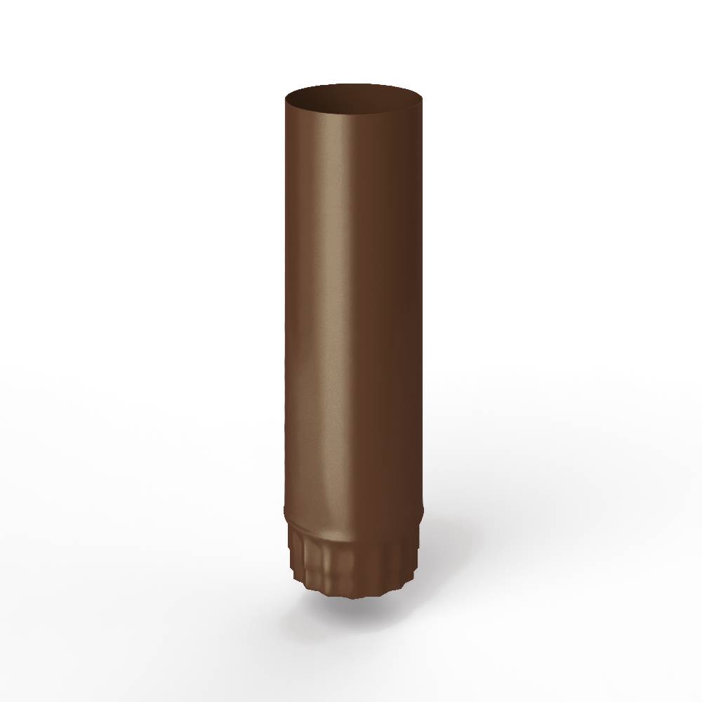 Труба водосточная оцинкованная порошок ф100х1250мм RAL 8011