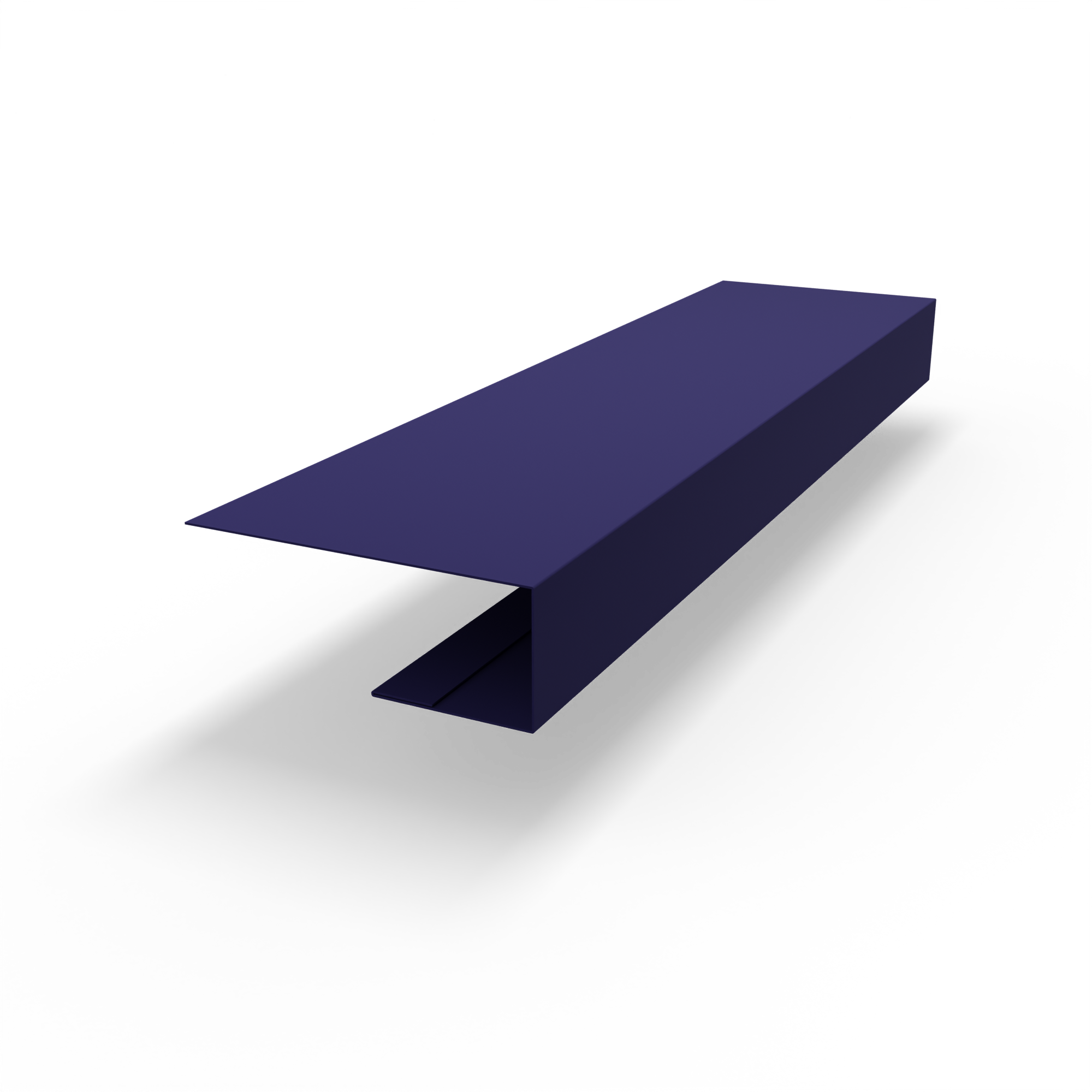 j планка RAL 5022 оцинкованная c порошковым покрытием 0,45мм