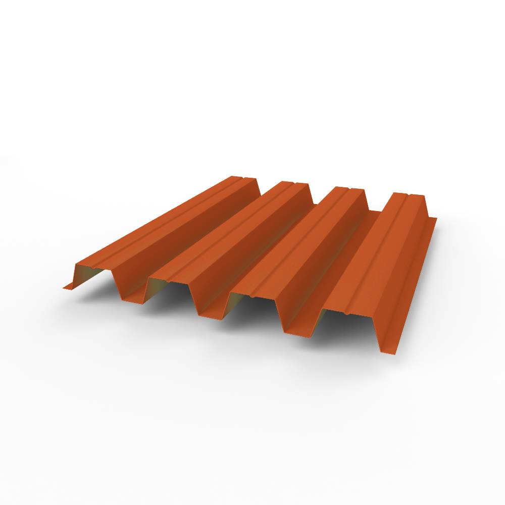 Профнастил Н57 оцинкованный 0,9х801мм (RAL 2001) с полимерным покрытием (Полиэстер)