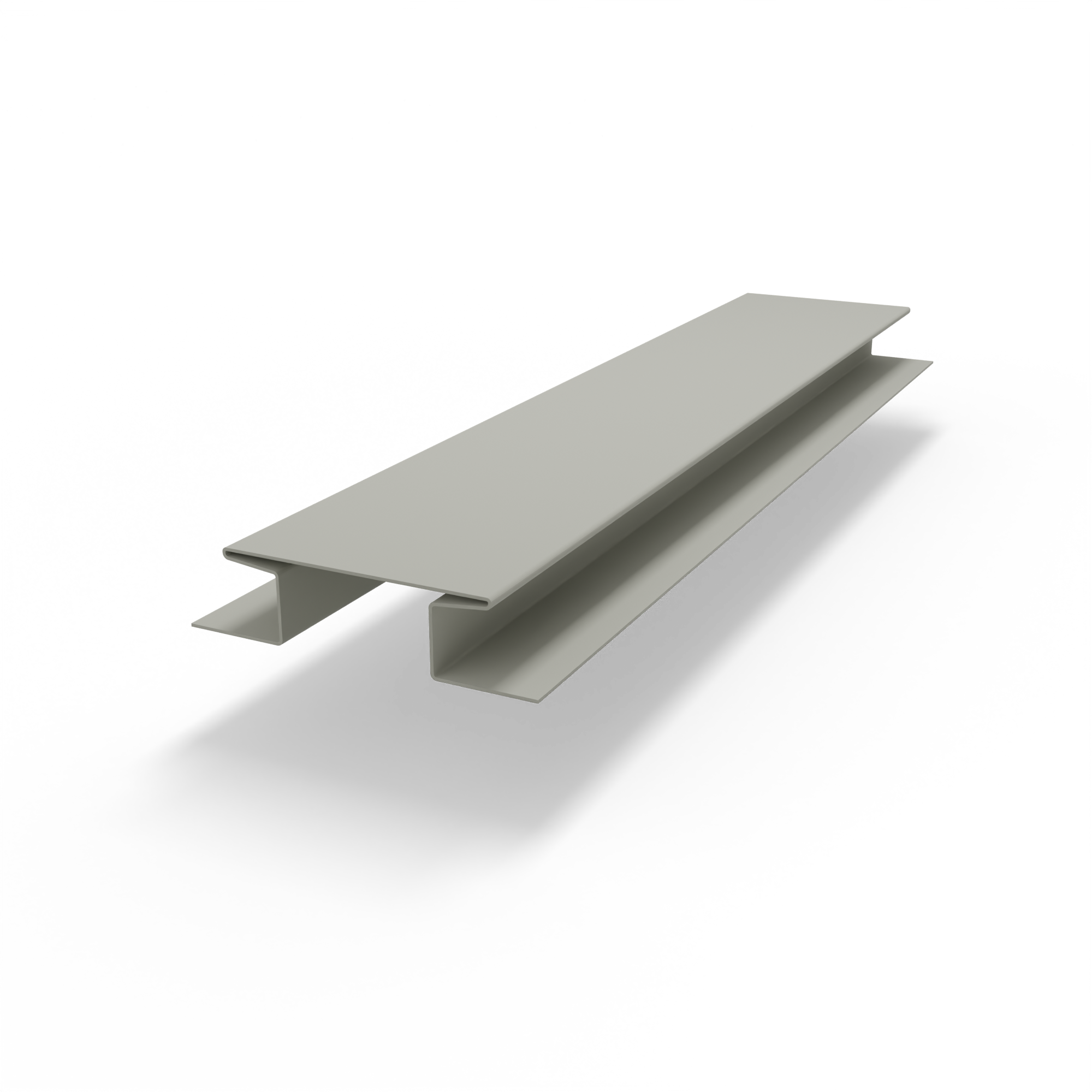 Н профиль соединительный (RAL 7044) оцинкованный с порошковым покрытием 0,45 мм