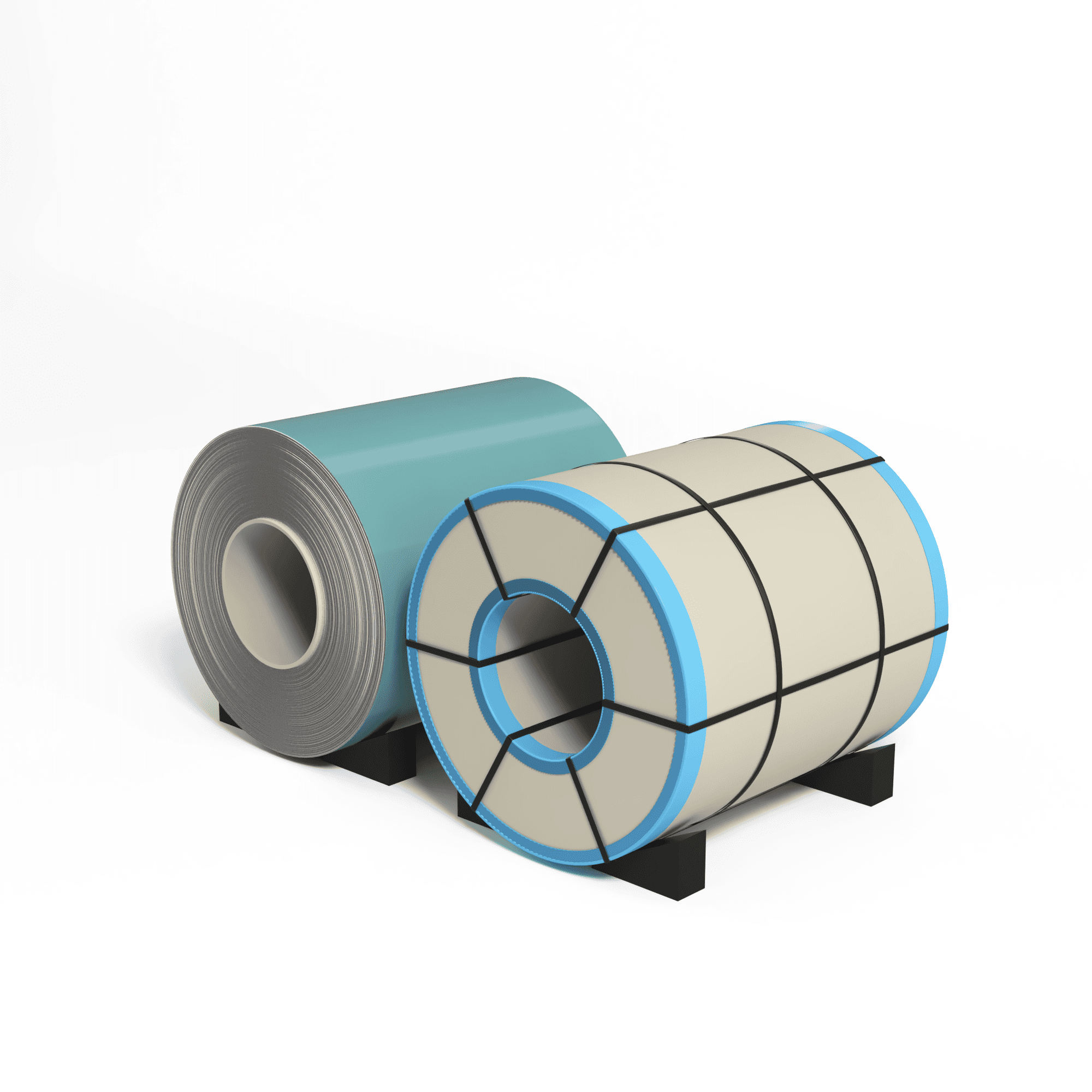 Рулон оцинкованный 0,7х1250мм (RAL 6034) с полимерным покрытием (полиэстер)