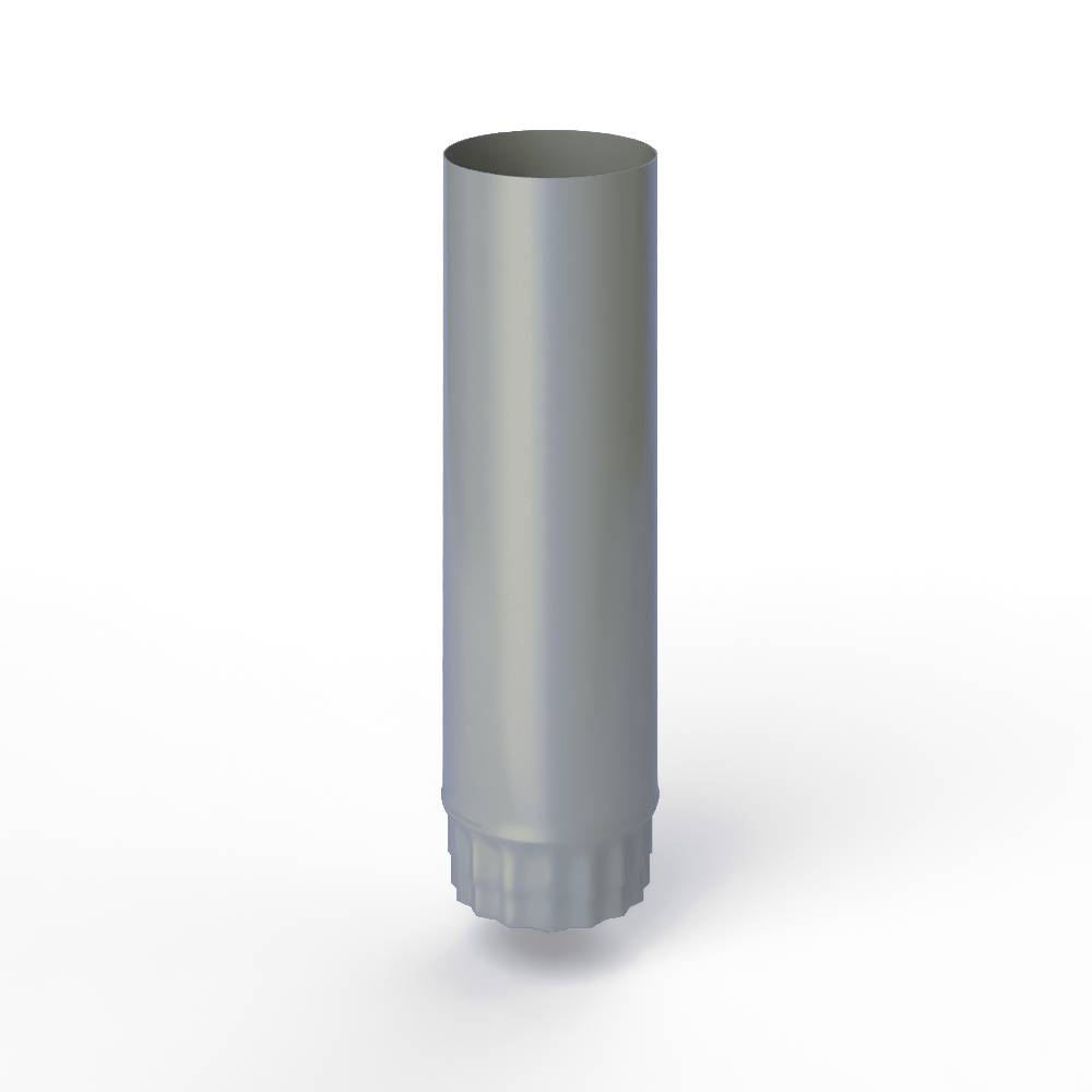 Труба водосточная оцинкованная порошок ф110х1250мм RAL 7045