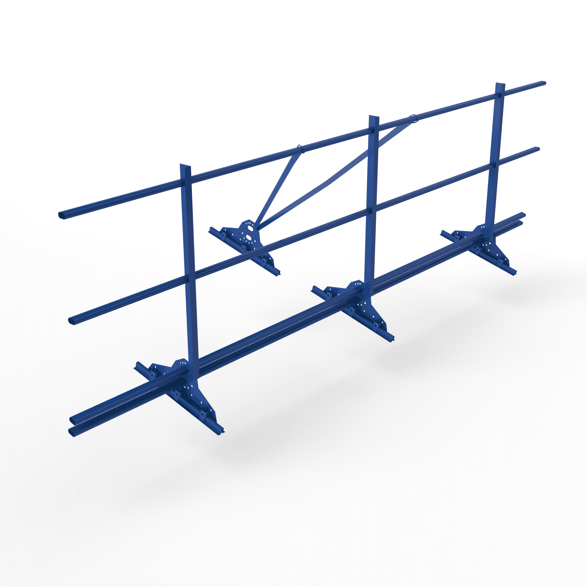 Ограждение кровельное функция снегозадержатель фальц 3000мм 1200-25-1-2-3 холоднокатанная сталь с порошковым покрытием RAL 5005