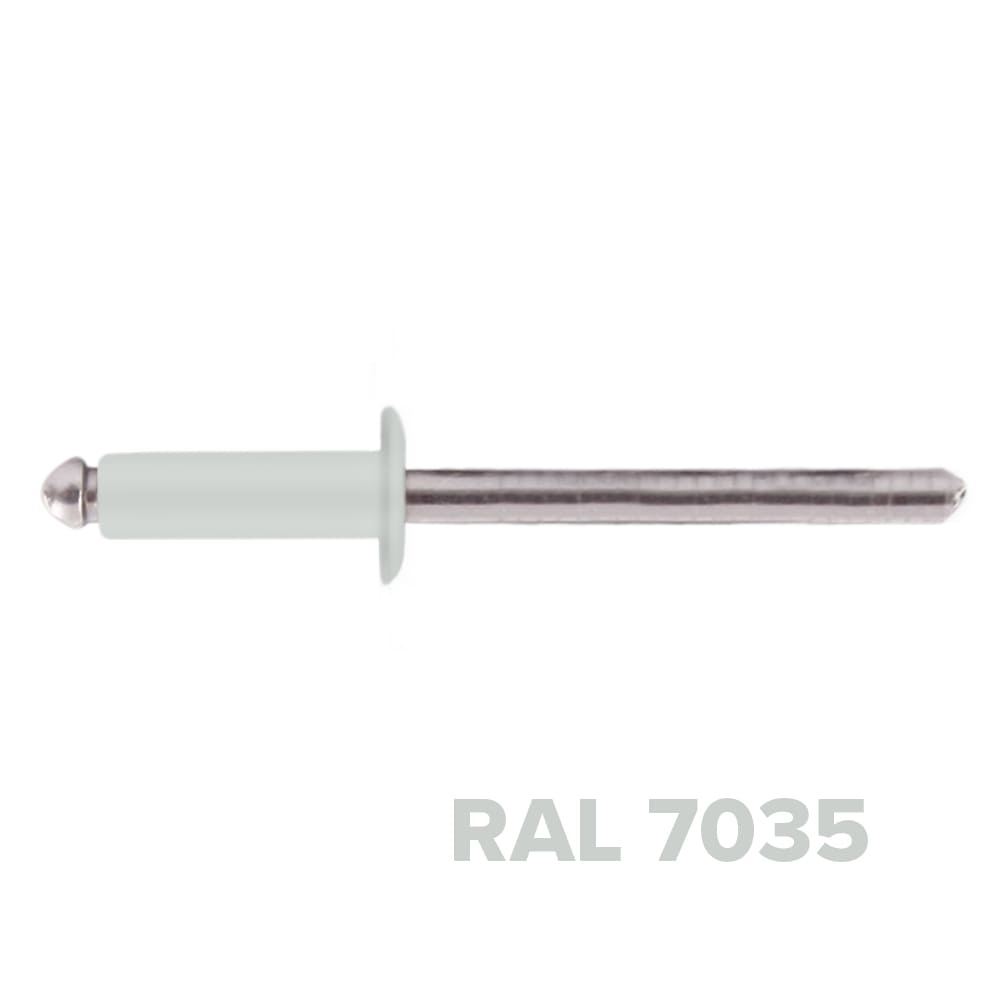 Заклепка 3.2x10 (RAL 7035) A2/A2 вытяжная