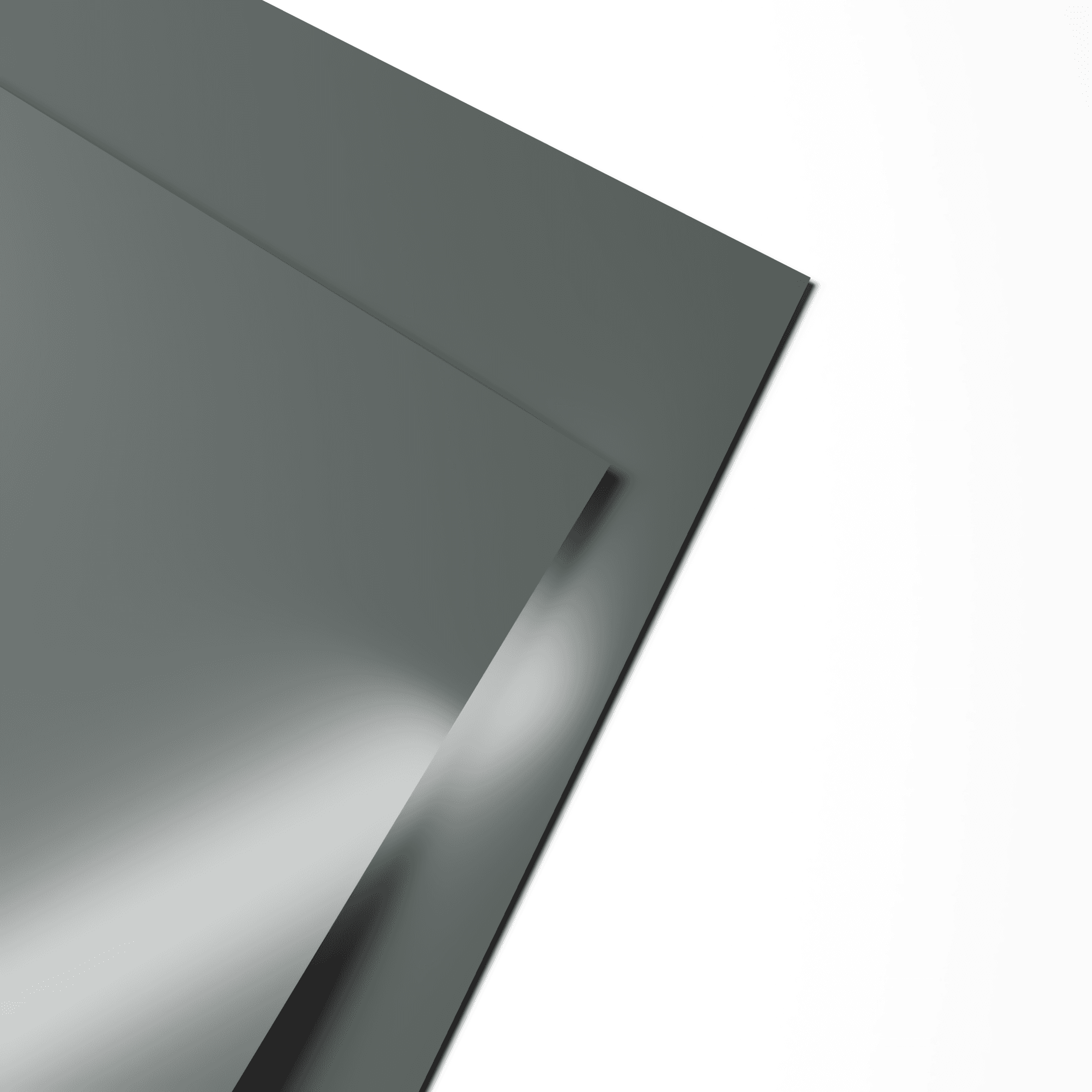 Лист оцинкованный 0,7х1250мм (RAL 7005) с полимерным покрытием (полиэстер)