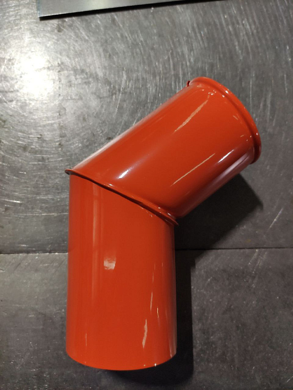 Колено водосточное оцинкованное порошок ф220мм RAL 2004