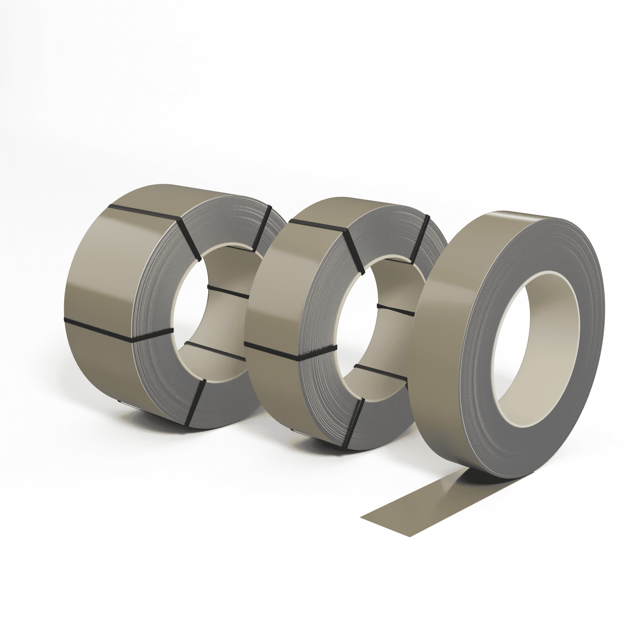 Лента оцинкованная (Штрипс) 0,8 мм (RAL 1035) с полимерным покрытием