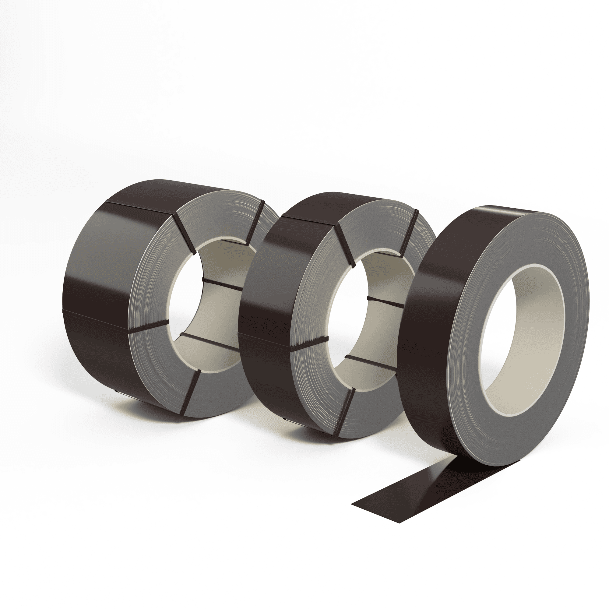 Лента оцинкованная (Штрипс) 0,5 мм (RAL 8017) с полимерным покрытием (полиэстер)