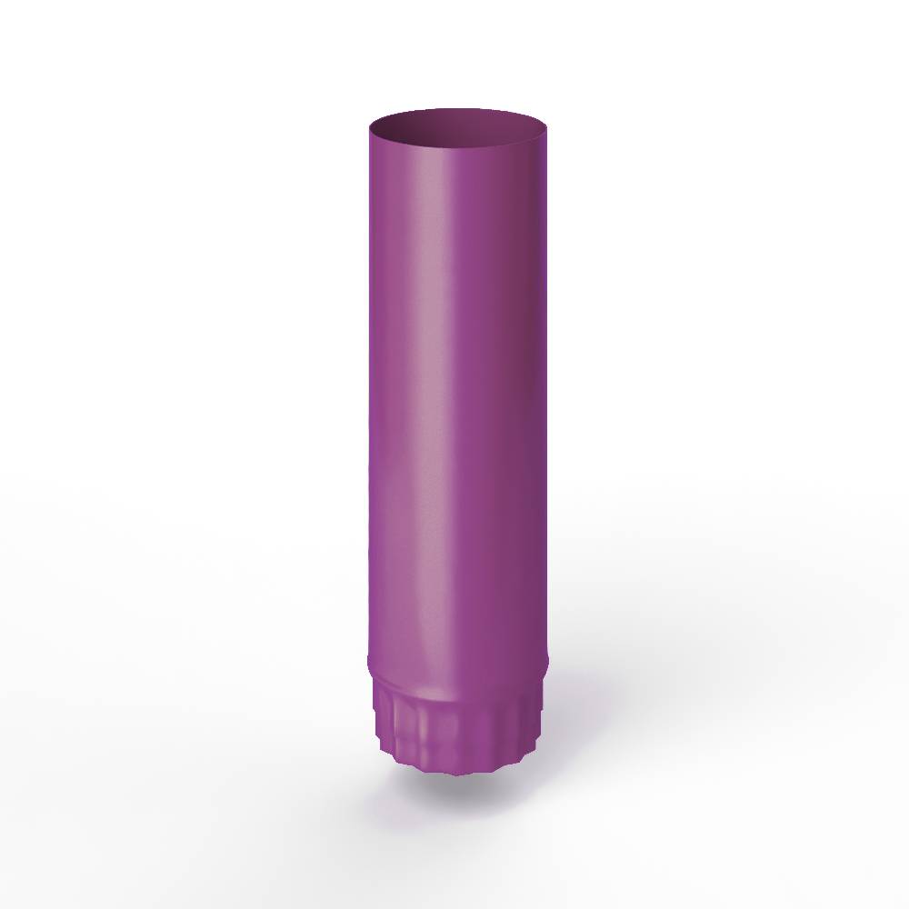 Труба водосточная оцинкованная порошок ф200х1250мм RAL 4008