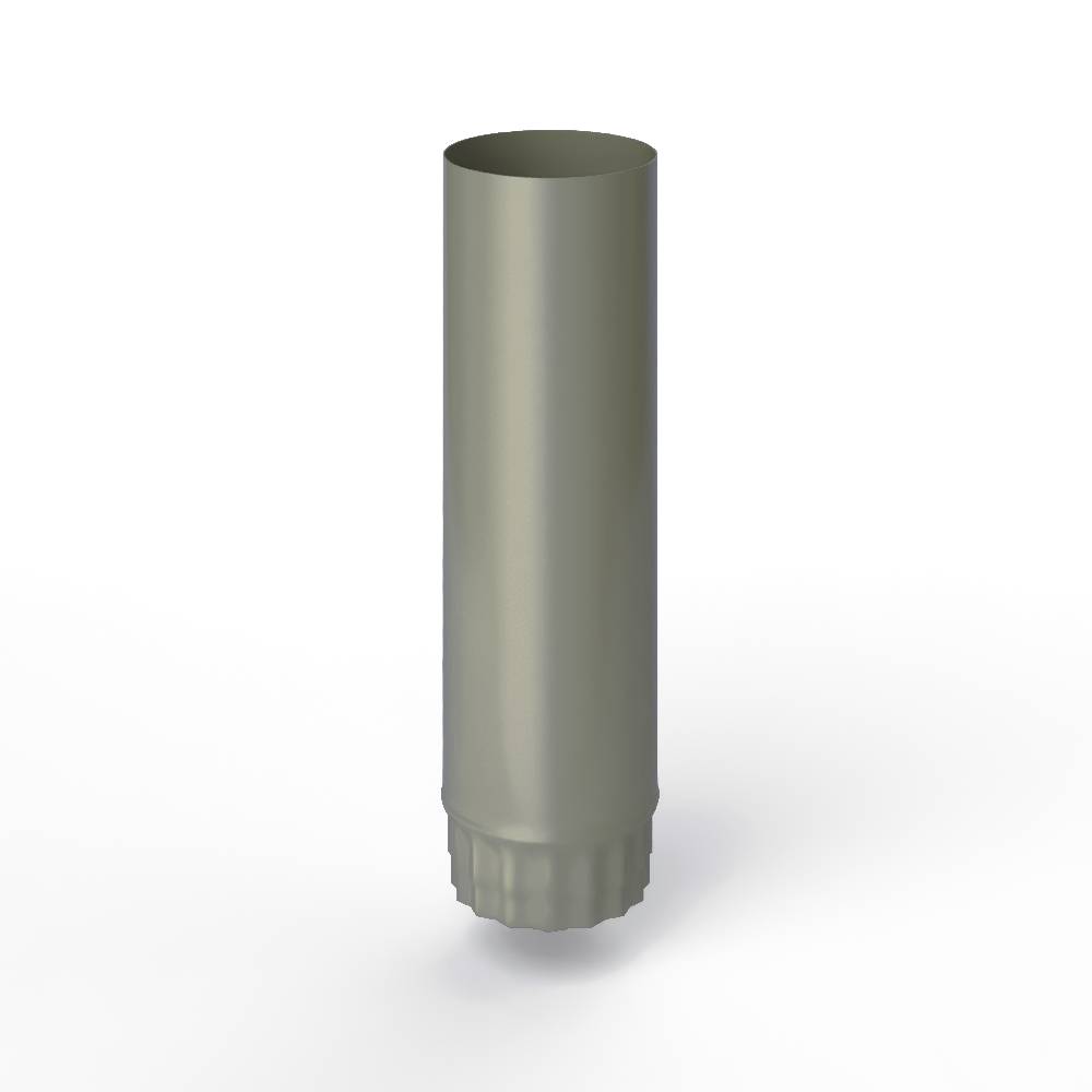 Труба водосточная оцинкованная порошок ф160х1250мм RAL 7023