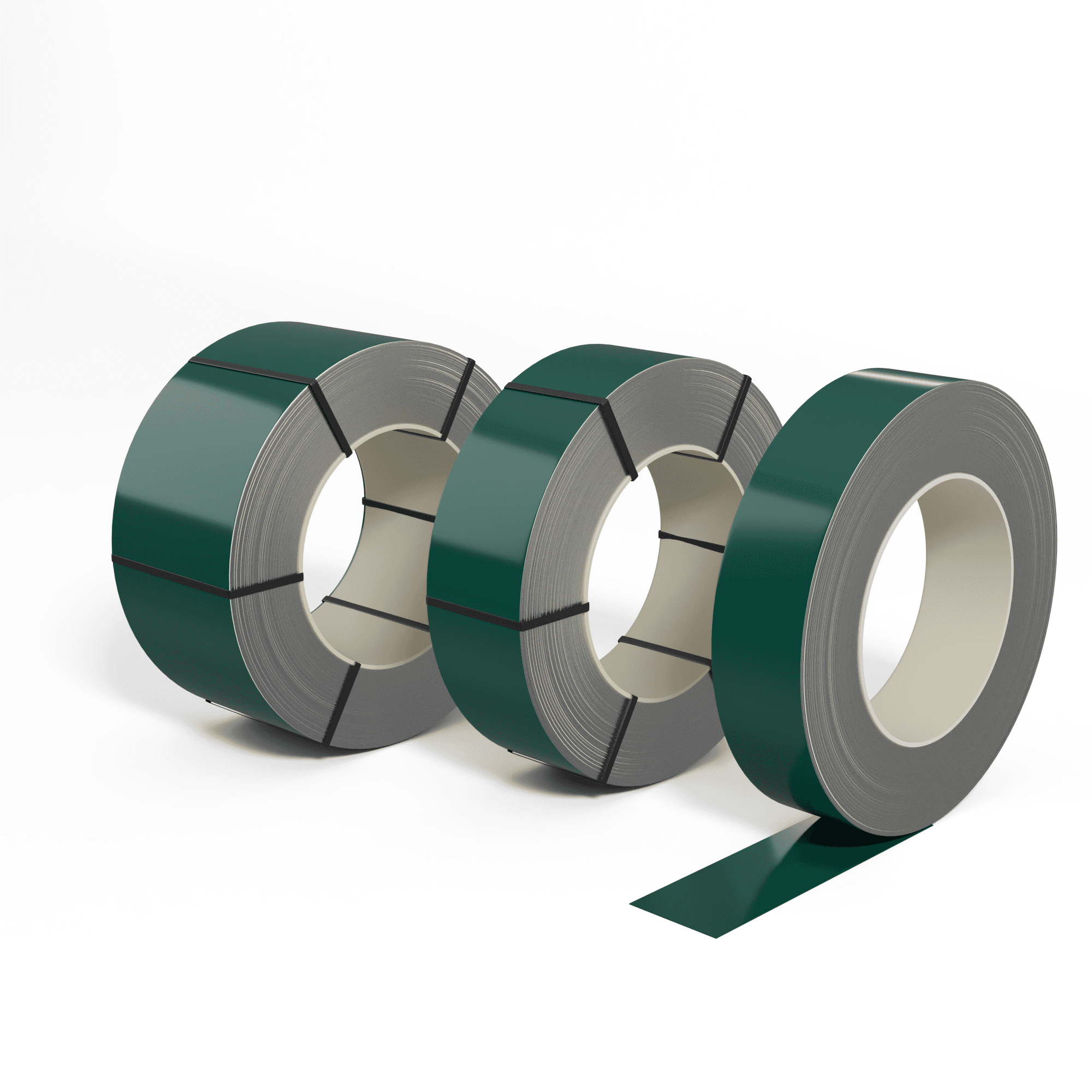 Лента оцинкованная (Штрипс) 0,4 мм (RAL 6026) с полимерным покрытием (полиэстер)