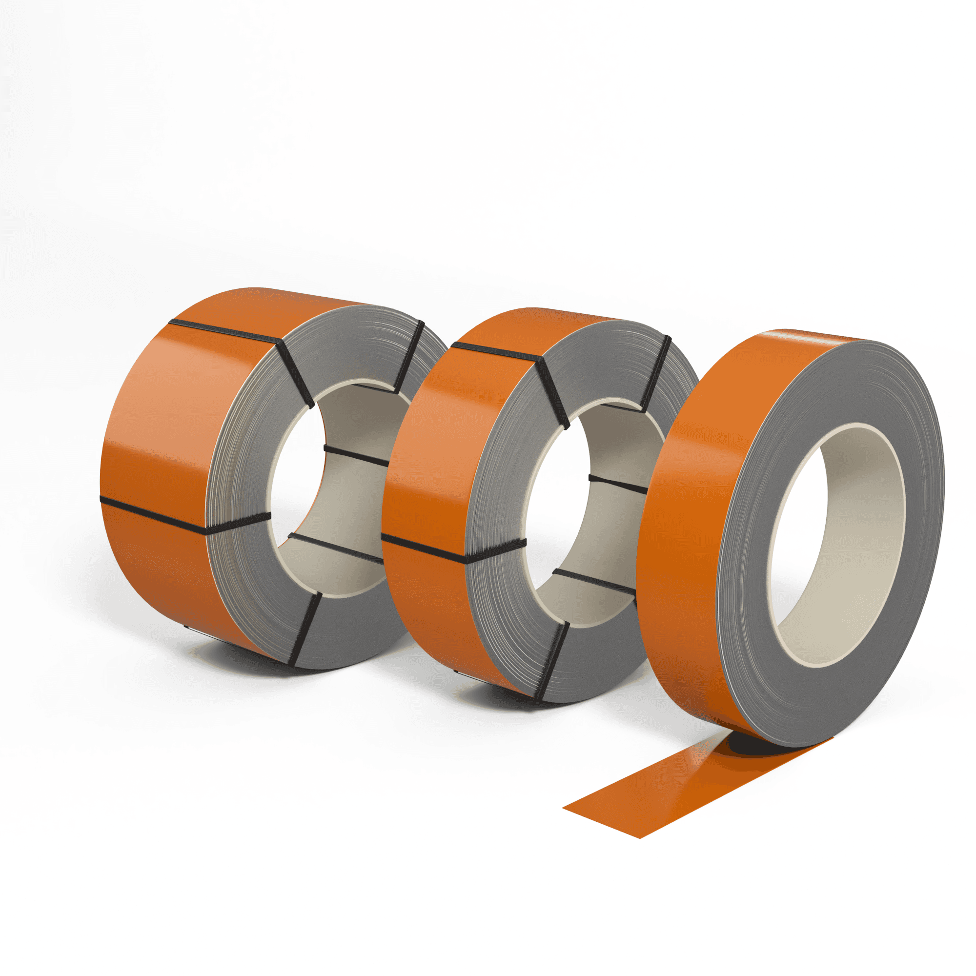 Лента оцинкованная (Штрипс) 1,0 мм (RAL 2000) с полимерным покрытием (полиэстер)