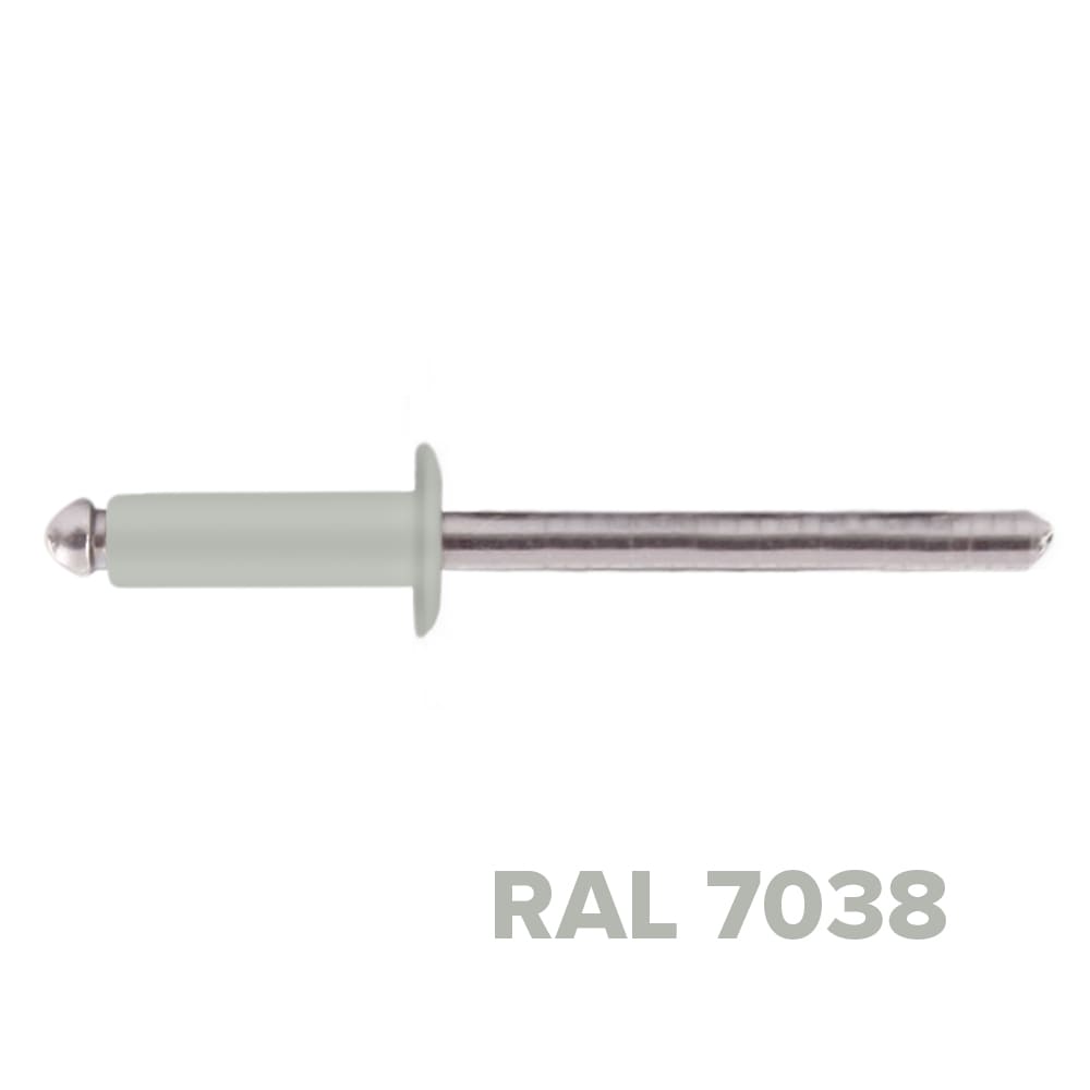 Заклепка 3.2x10 (RAL 7038) A2/A2 вытяжная