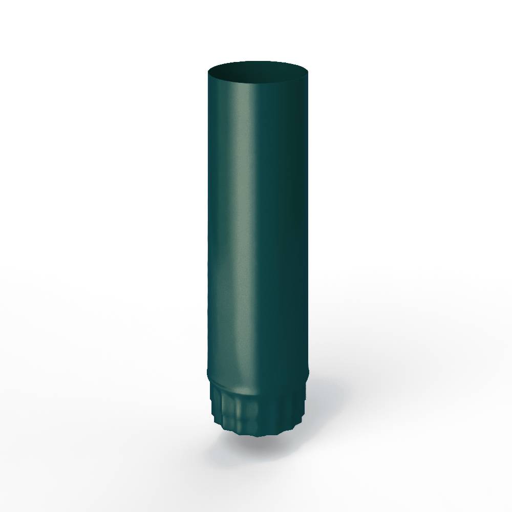 Труба водосточная оцинкованная порошок ф210х1250мм RAL 6004