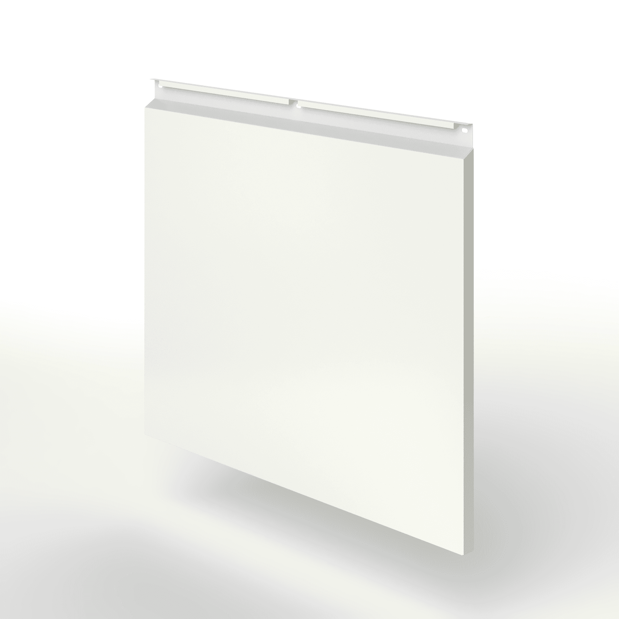 Фасадная металлокассета закрытого типа оцинкованная с порошковым покрытием 0,7x600х600мм RAL 9002 Светло-серый