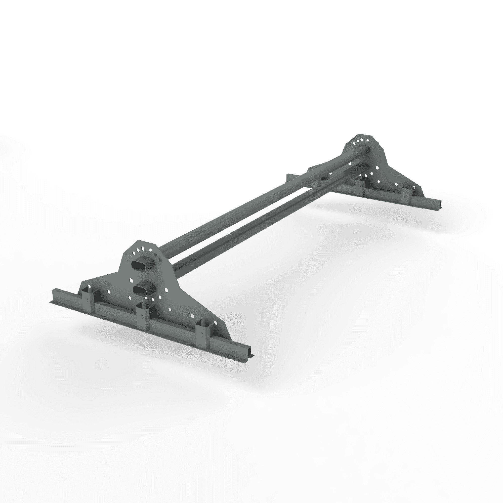 Снегозадержатель трубчатый 3000мм фальц 40x20-1,0-2,0-4 холоднокатанная сталь с порошковым покрытием RAL 7005