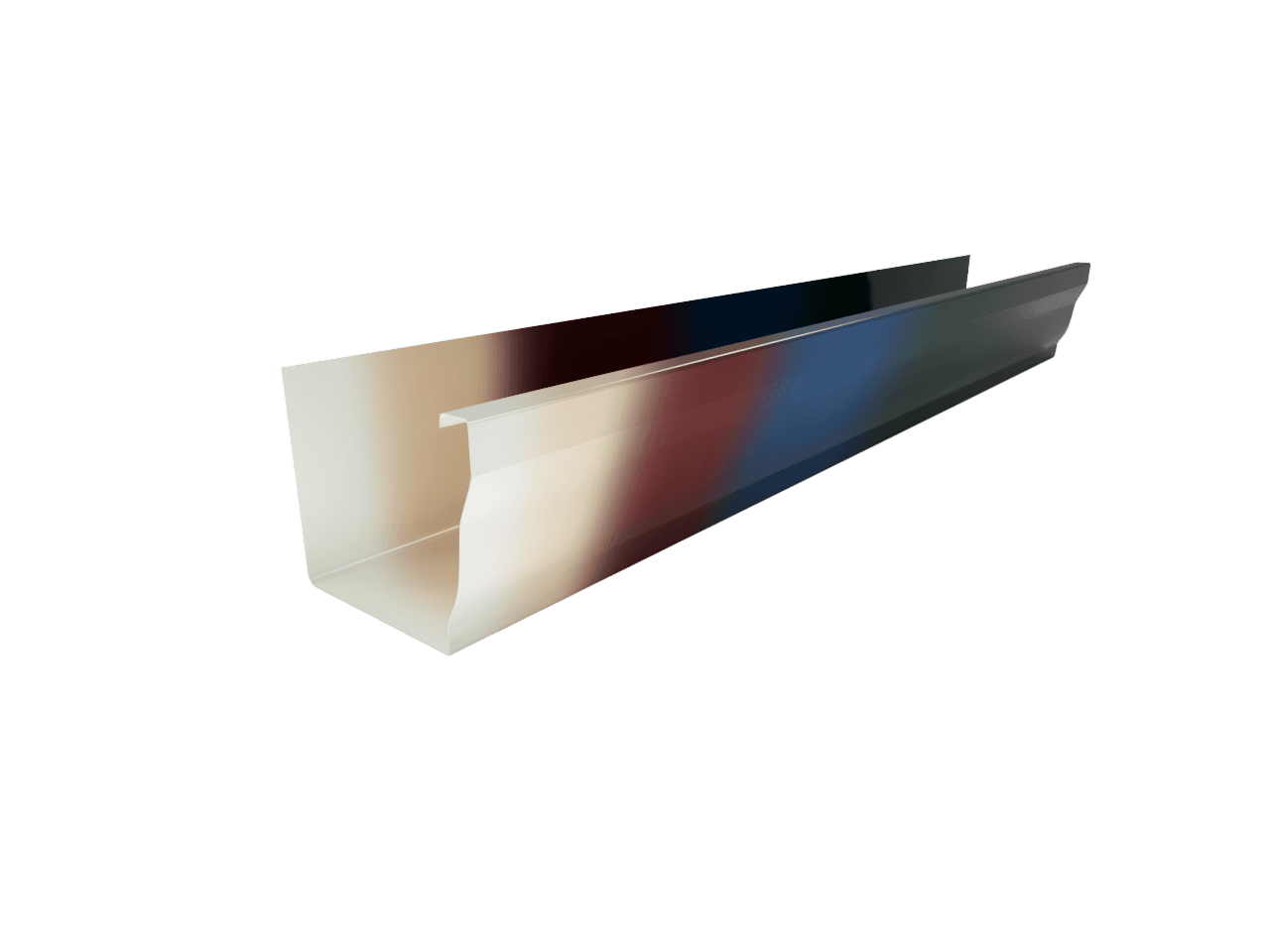 Желоб прямоугольный водосточный с порошковым покрытием 2500мм все цвета RAL