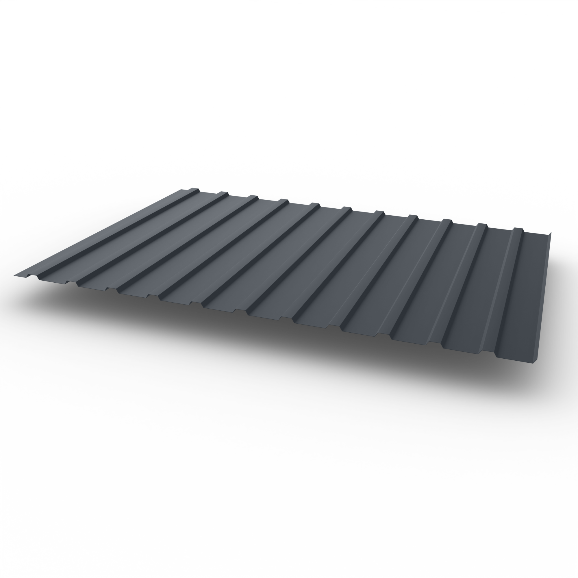 Профнастил С10 - 0,7х1180мм (RAL 7015) оцинкованный, с полимерным покрытием (Полиэстер)