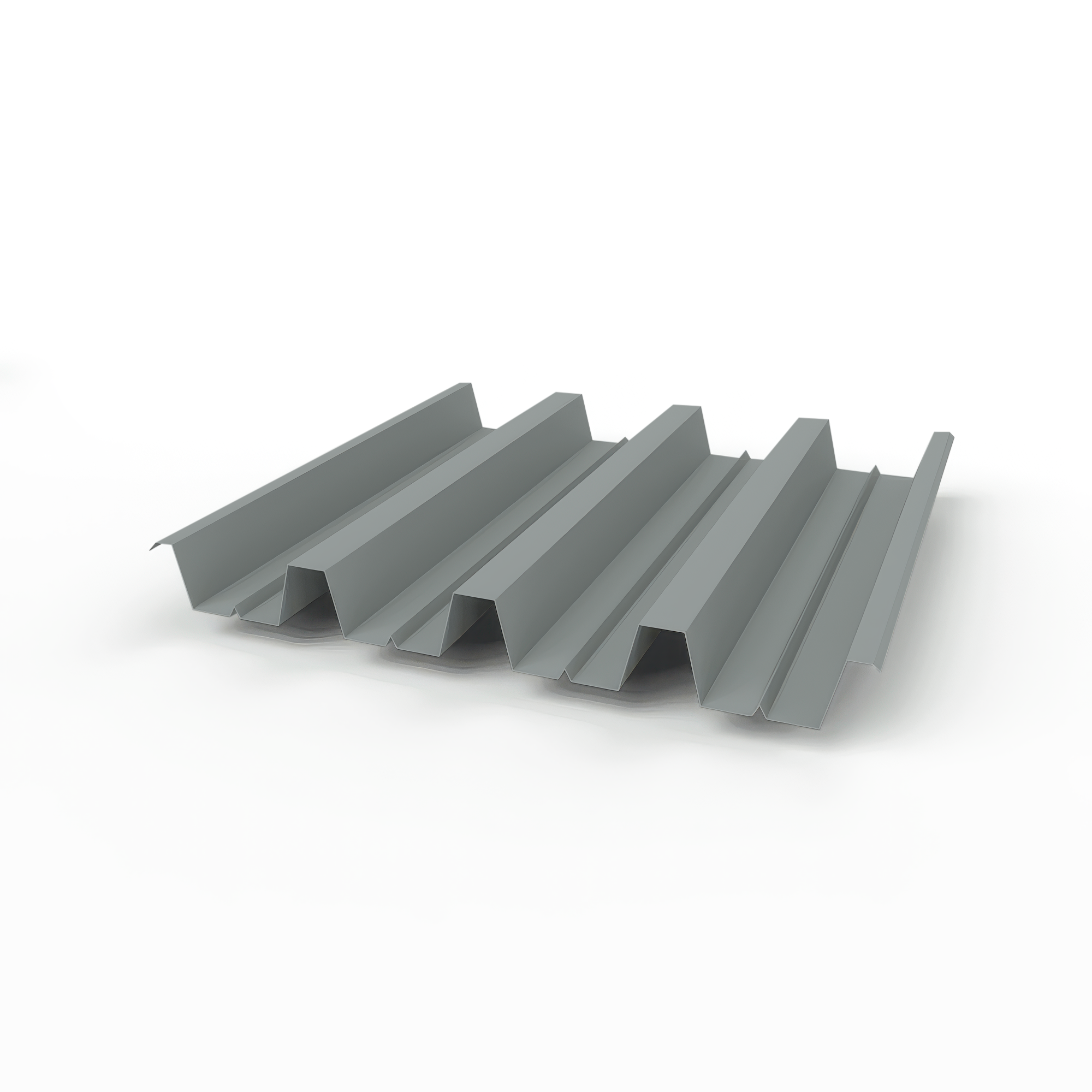 Профнастил Н60 (RAL 7042) 0,5х845мм оцинкованный, с полимерным покрытием (Полиэстер)